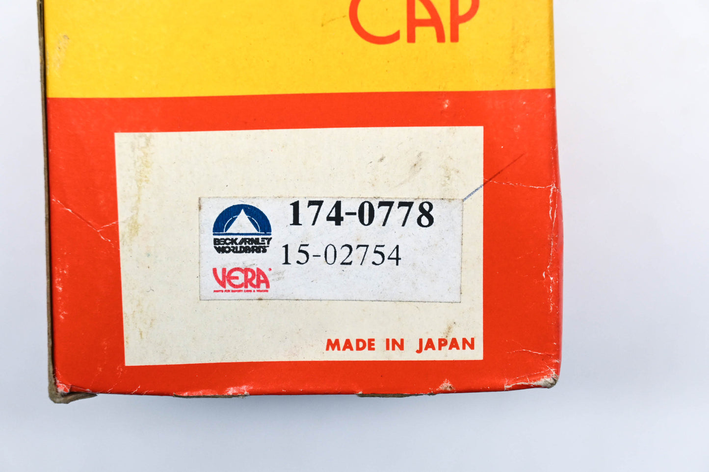 Vera 174-0778, 15-02754 Daiichi 67-74 Toyota Distributor Cap NOS