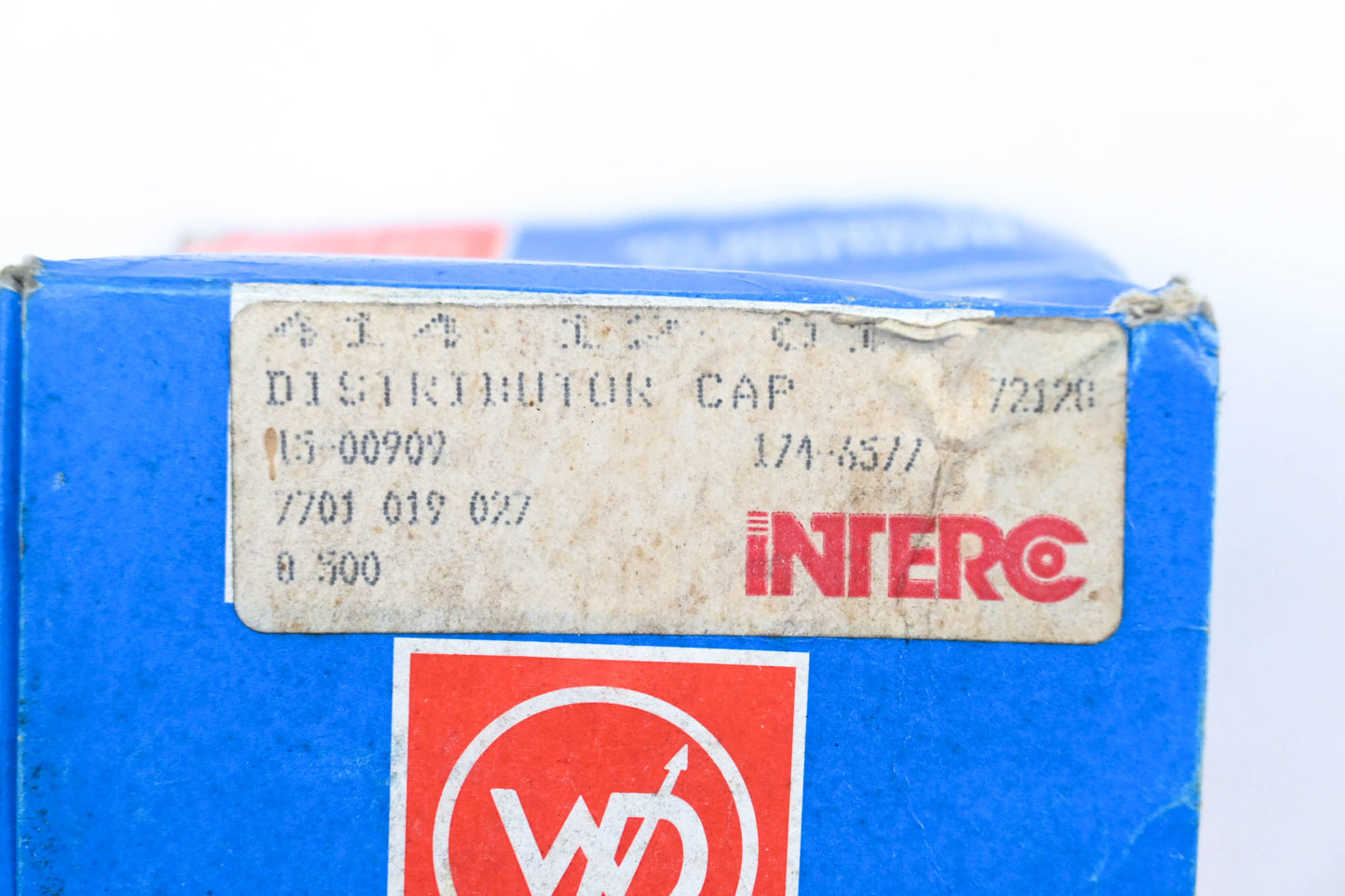 Dowall 174-6577, 7701 019 027, 15-00909 76 Renault R5 1.3L-L4 Distributor Cap NOS