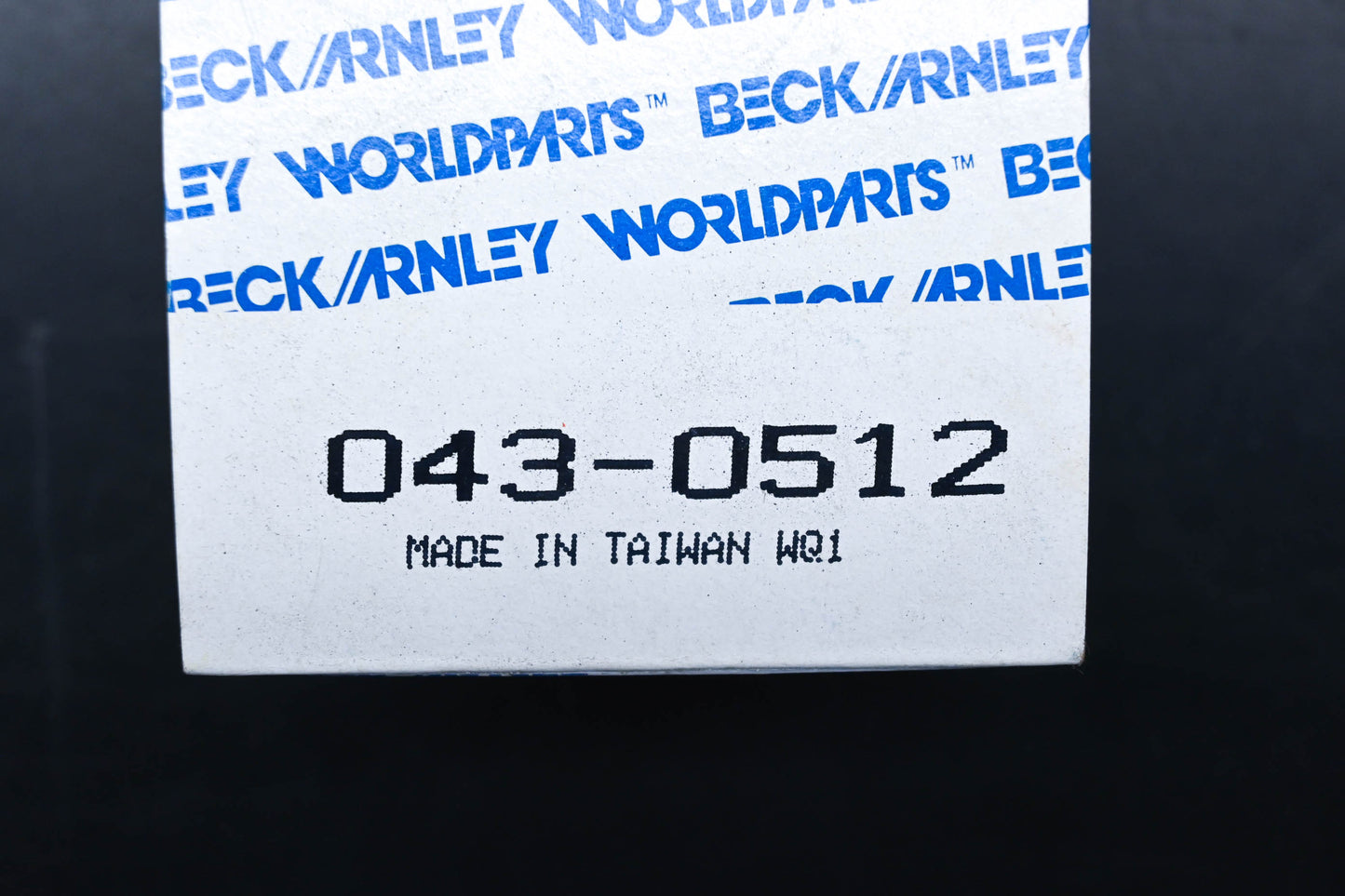 Beck/Arnley 043-0512 Fuel Filter NOS