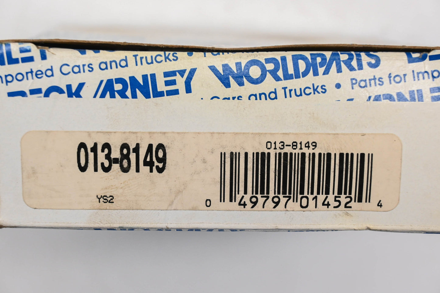 Beck/Arnley 013-8149 Piston Ring Kit NOS