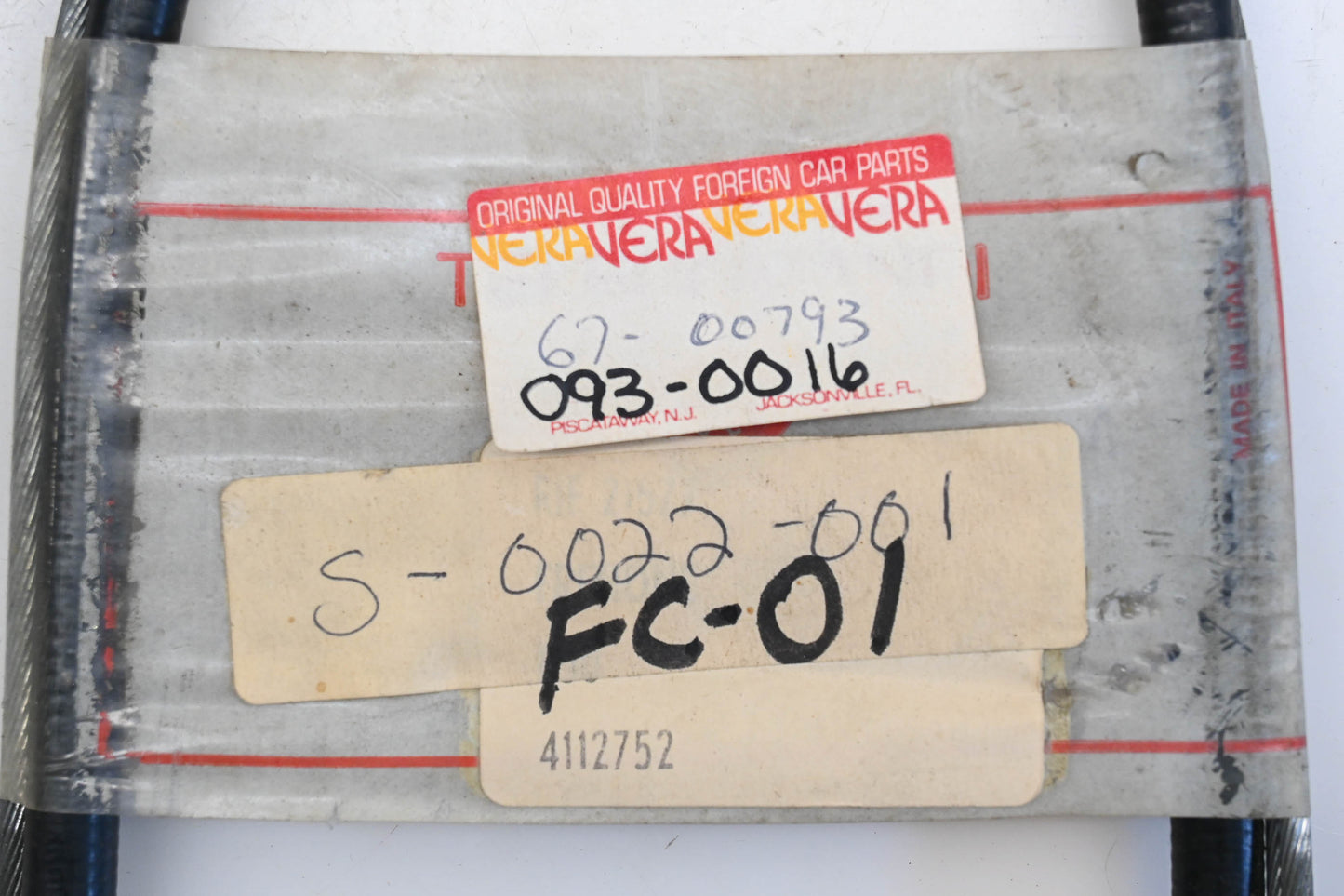 Telecomandi 093-0016, 67-00793, 4112752 Fiat Clutch Cable NOS