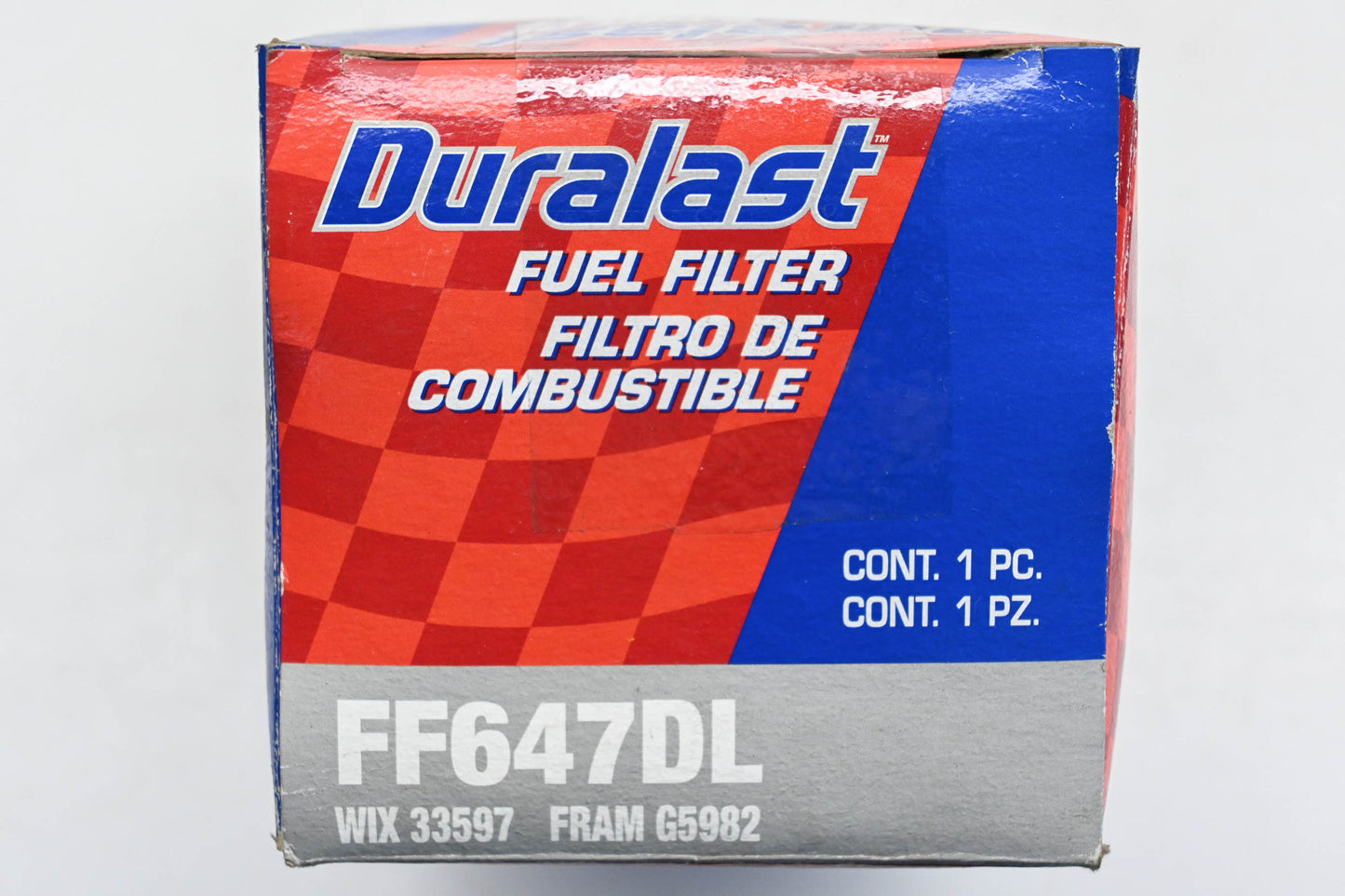 Duralast FF647DL, 33597, G5982 Fuel Filter NOS