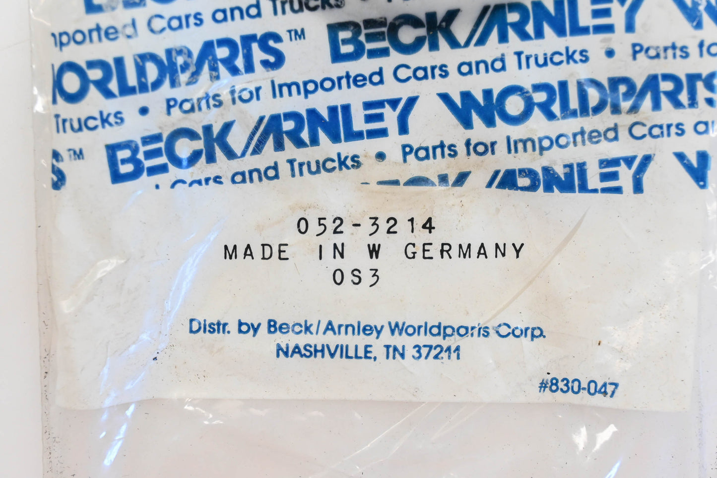 Beck/Arnley 052-3214 Rear Main Seal NOS