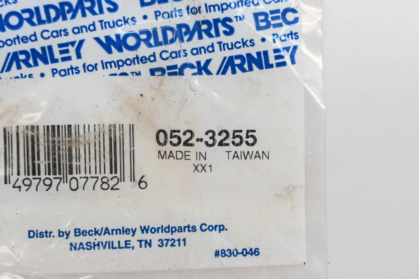 Beck/Arnley 052-3255 Wheel Seal NOS