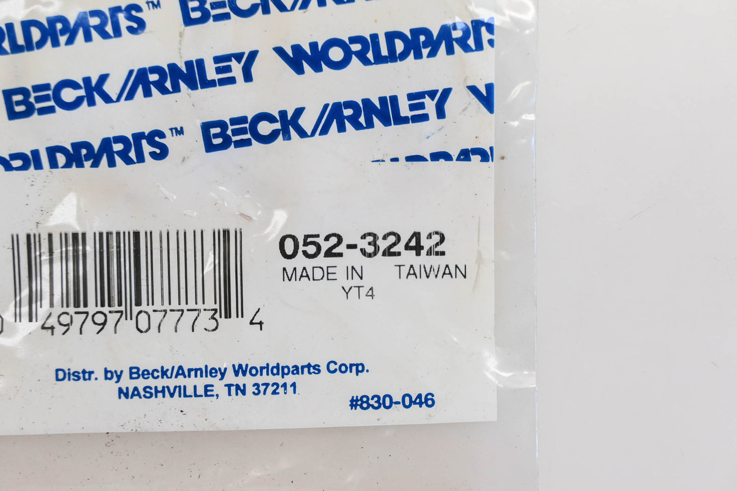 Beck/Arnley 052-3242 Wheel Seal NOS
