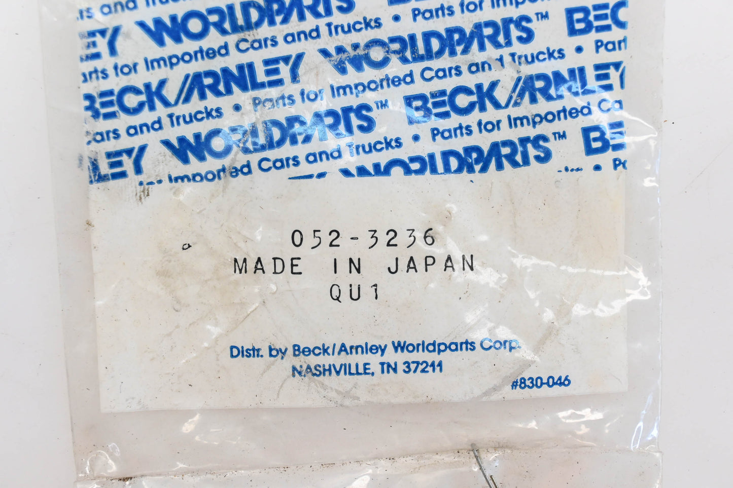 Beck/Arnley 052-3236 Wheel Seal NOS