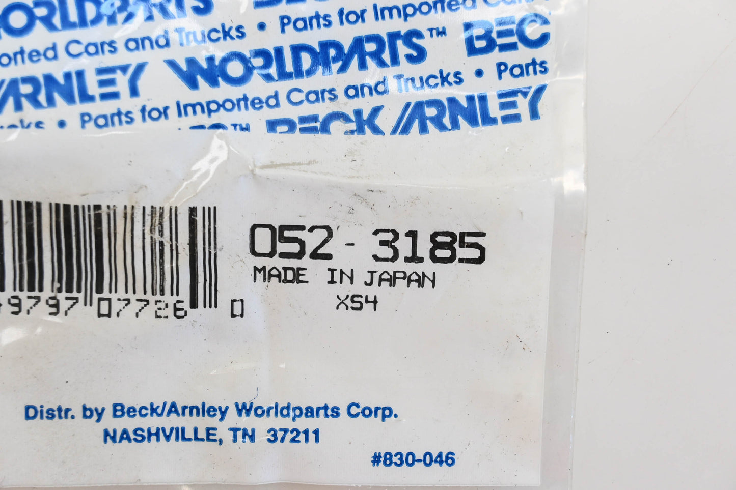 Beck/Arnley 052-3185, 90311-36001, NJ563 Rear Wheel Seal NOS