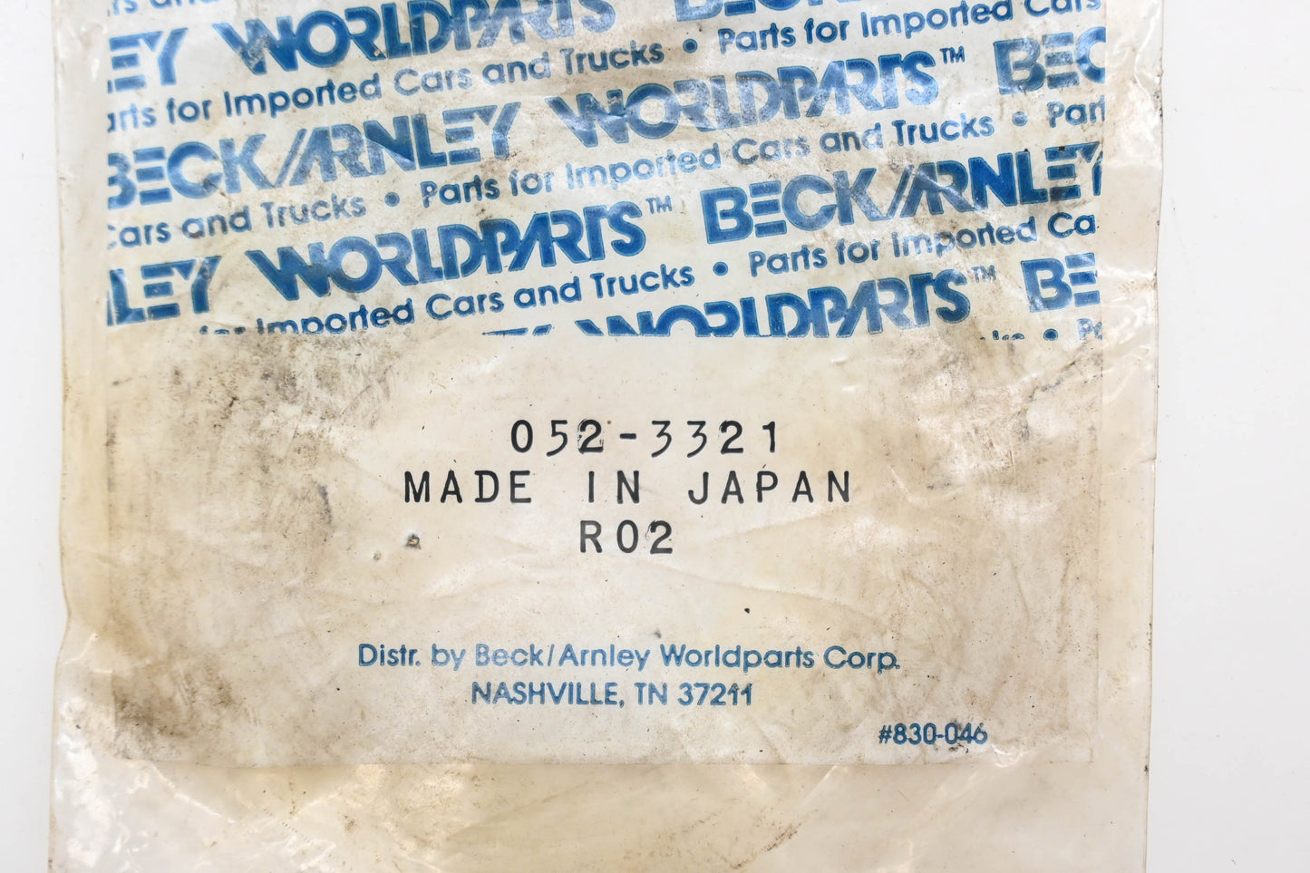 Beck/Arnley 052-3321 Wheel Seals NOS