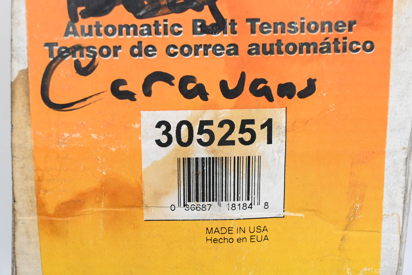 Aftermarket 305251, 89251 Automatic Belt Tensioner Assembly NOS