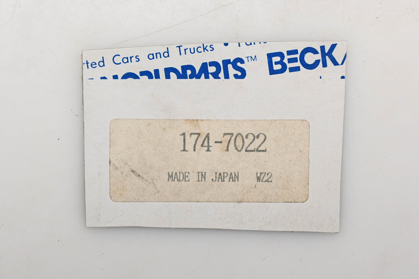 Beck/Arnley 174-7022 Distributor Cap Kit NOS