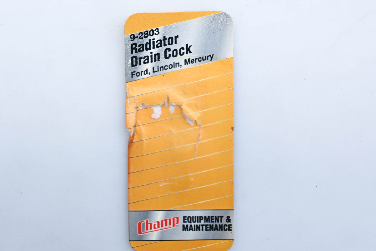 Champ 9-2803 Radiator Drain Cock NOS