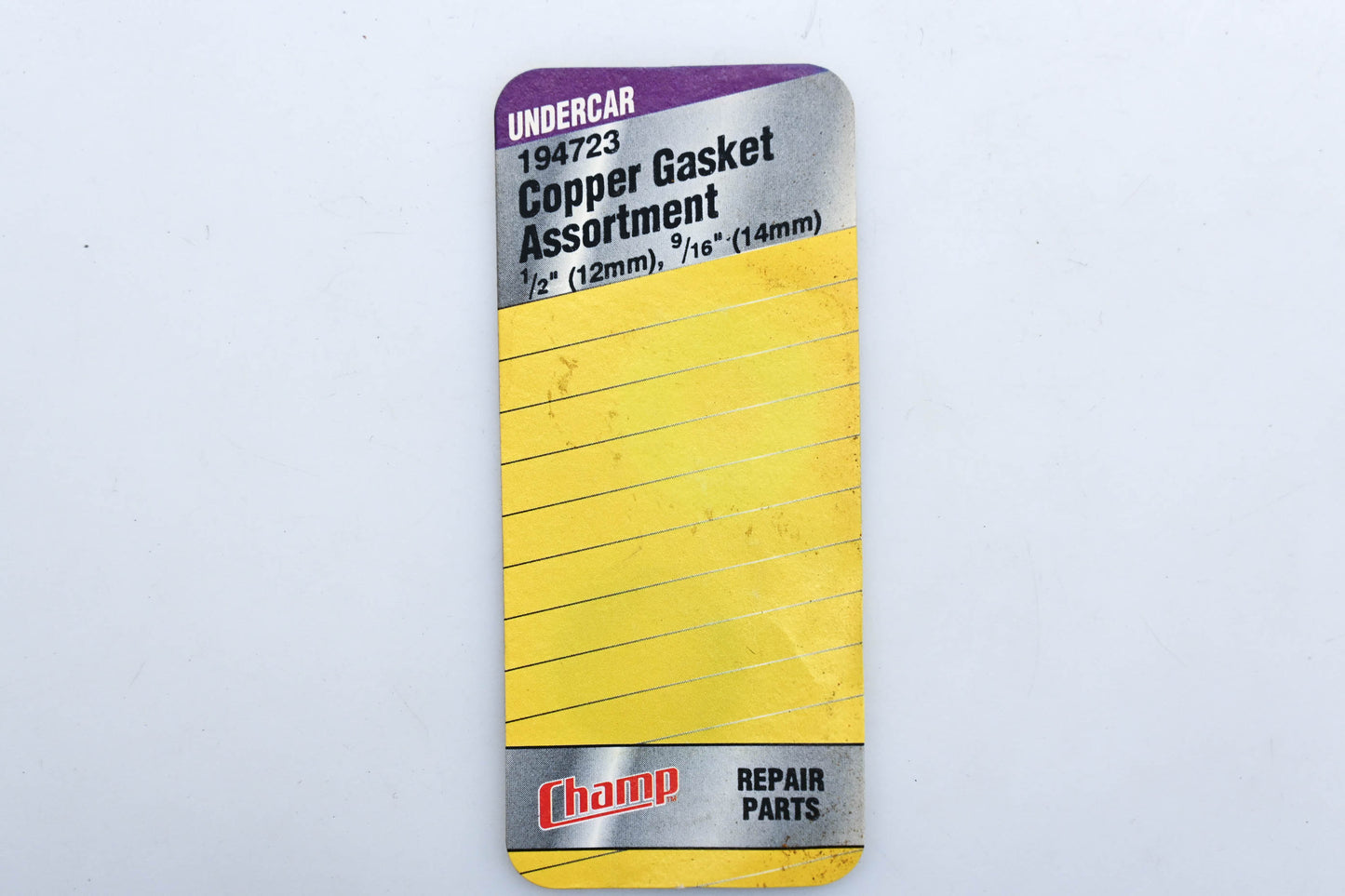 Champ 194723 Copper Gasket Assortment Kit NOS