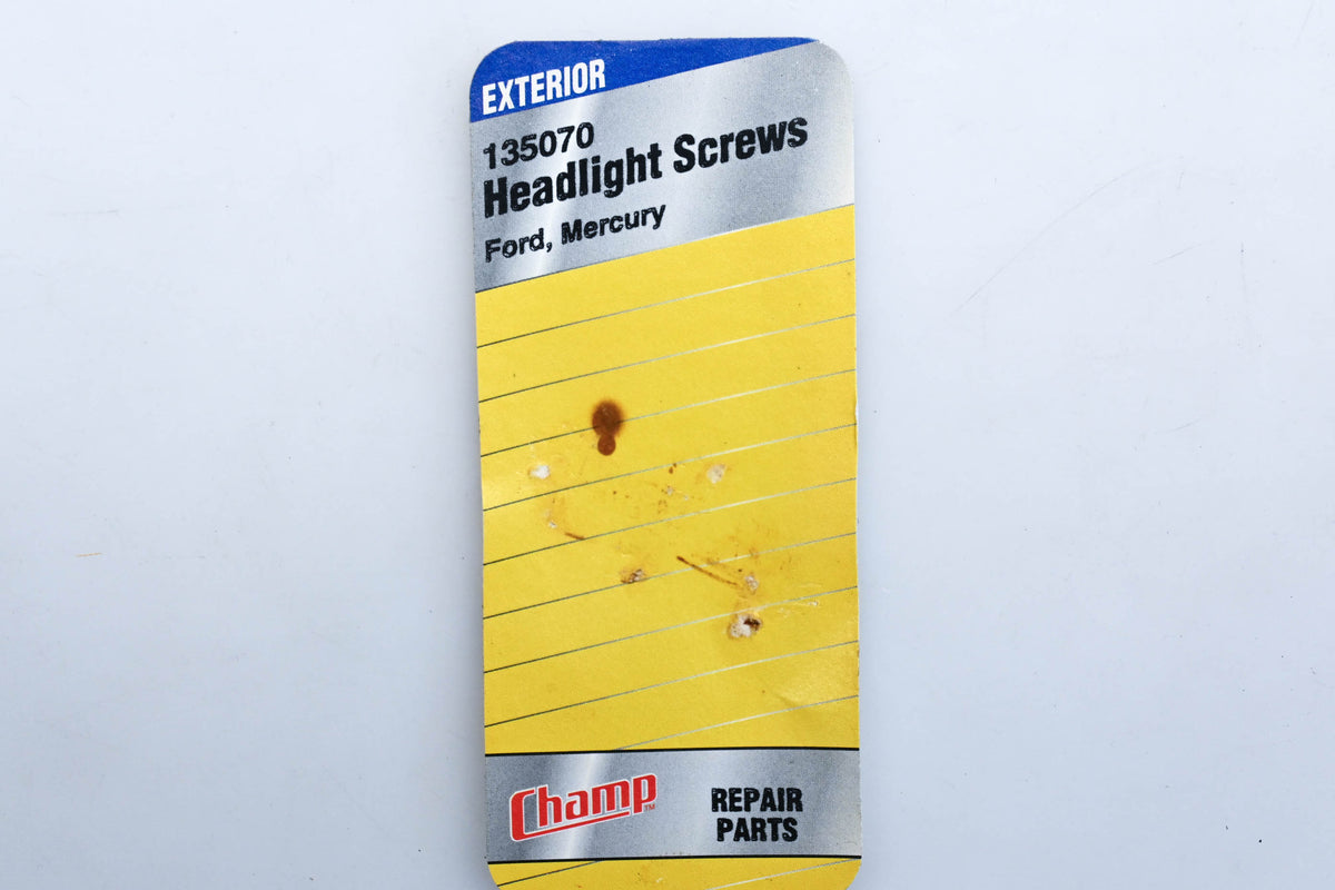 Champ 135070 Headlight Adjusting Screw Kit NOS
