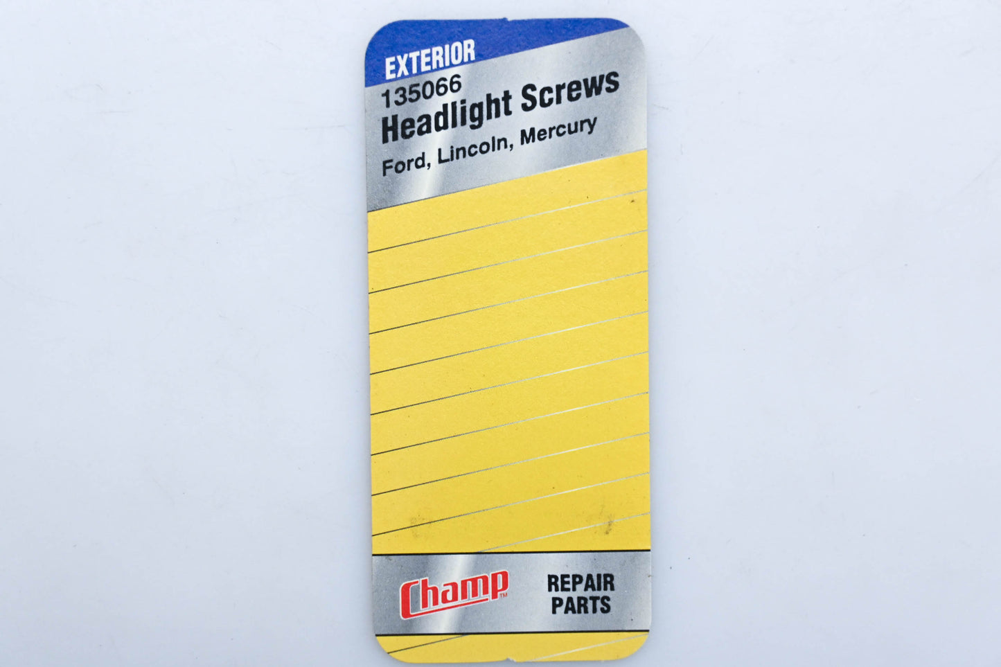 Champ 135066 Headlight Adjusting Screw Kit NOS