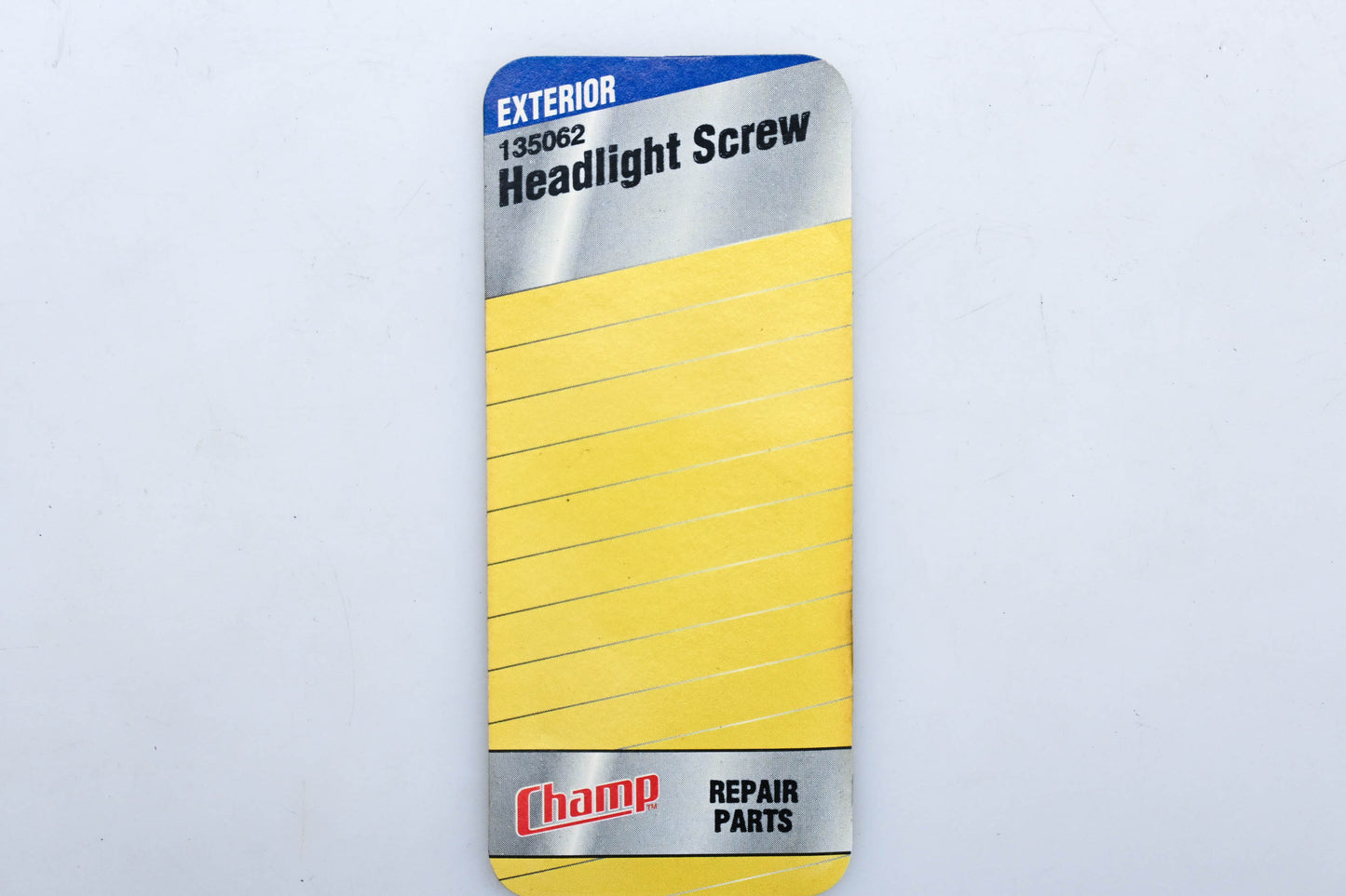 Champ 135062 Headlight Adjusting Screw Kit NOS