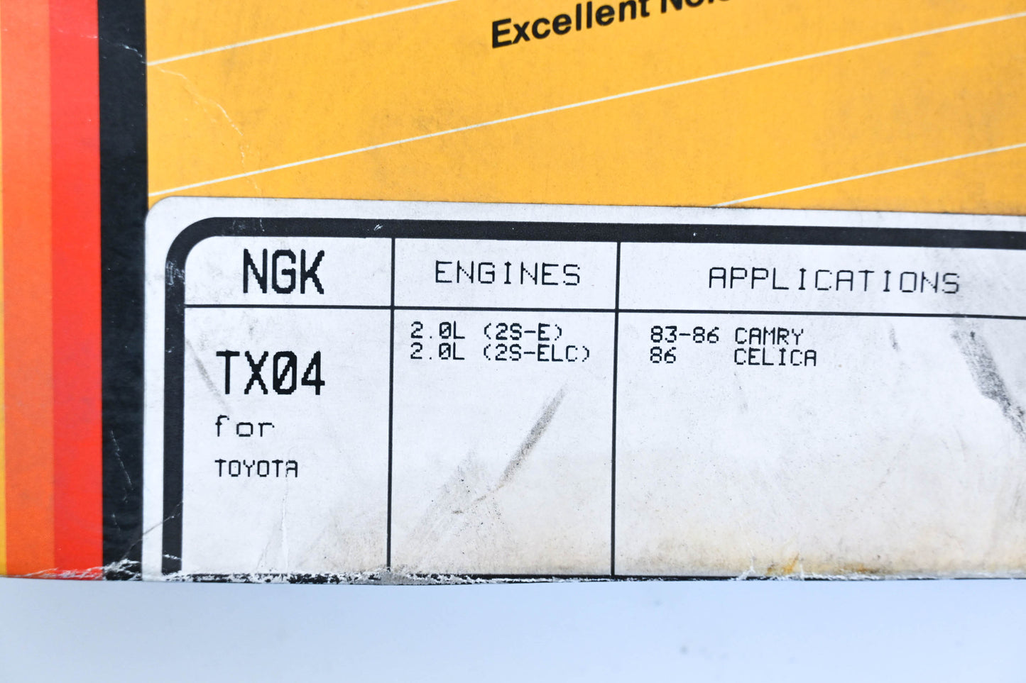 NGK TX04 Resistor Spark Plug Wire Kit NOS