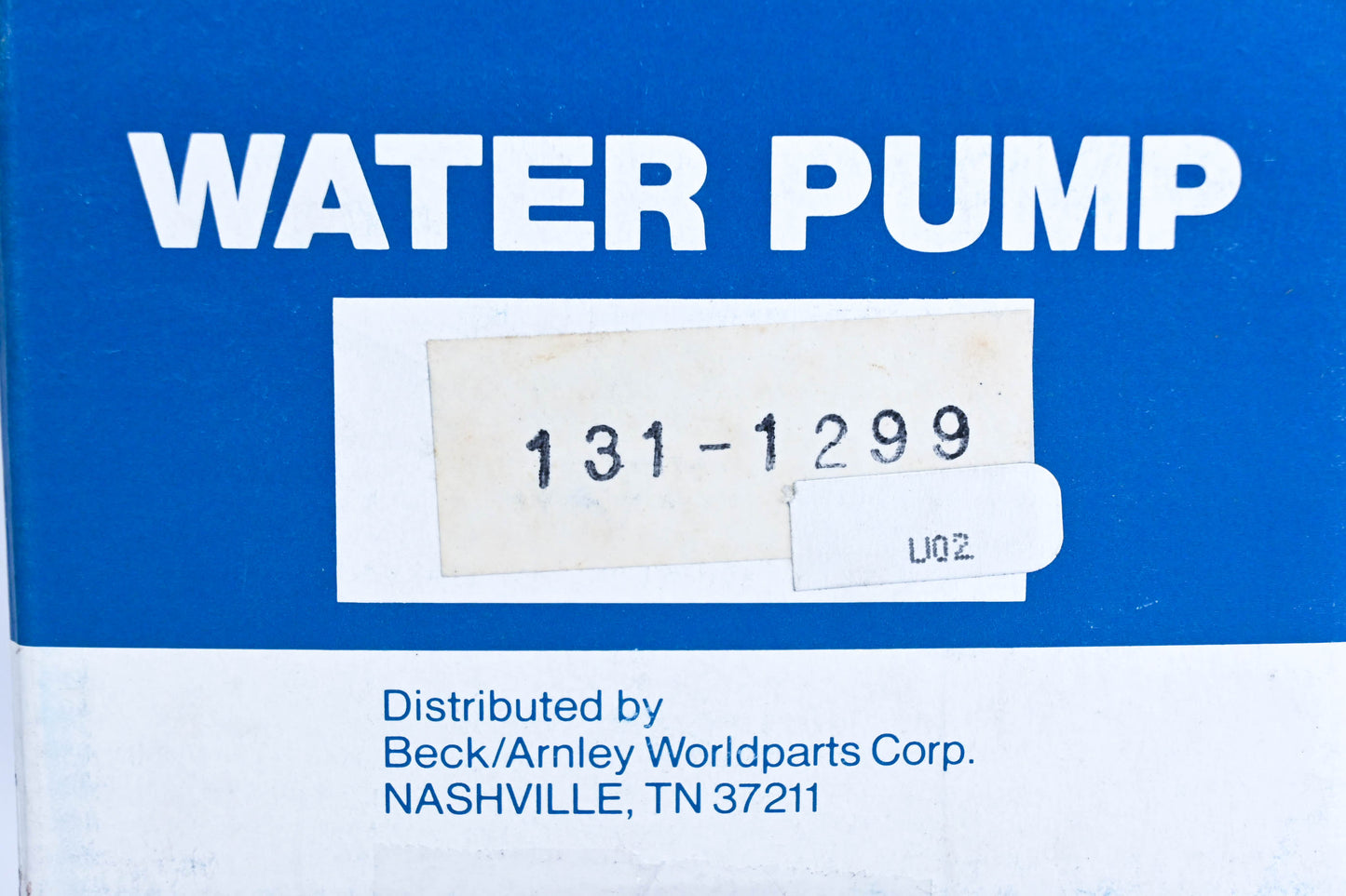 Beck/Arnley 131-1299 Water Pump Kit NOS