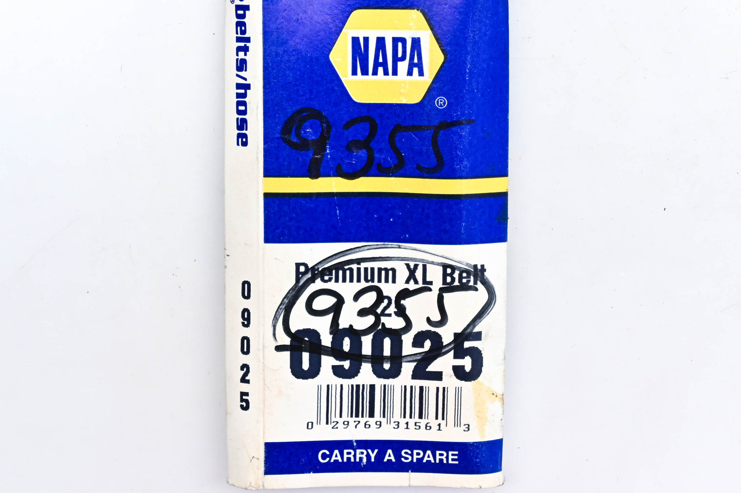 NAPA 25-09025, 09025, 9355 Premium XL Drive V-Belt NOS
