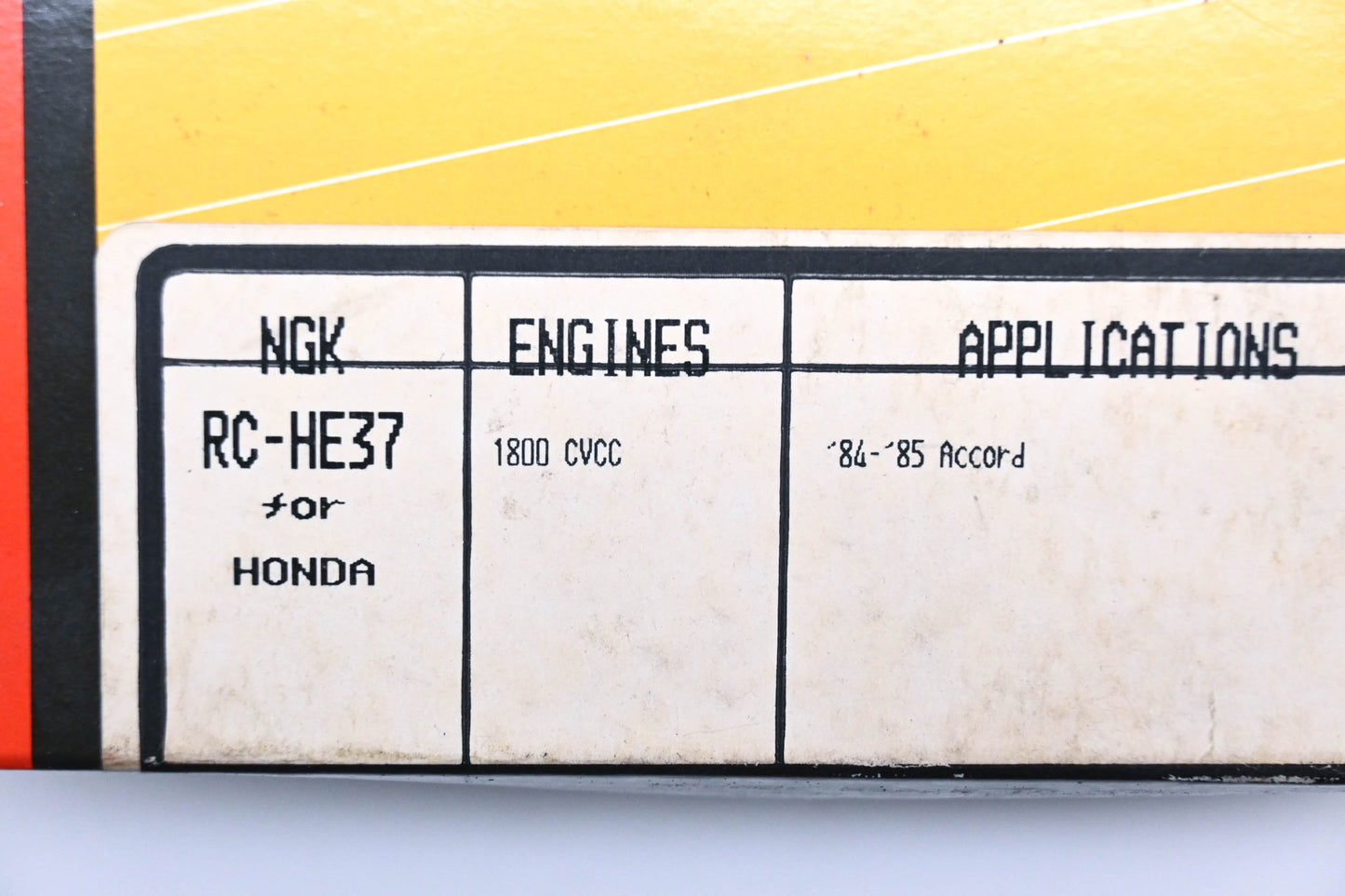 NGK RC-HE37 Resistor Spark Plug Wire Kit NOS