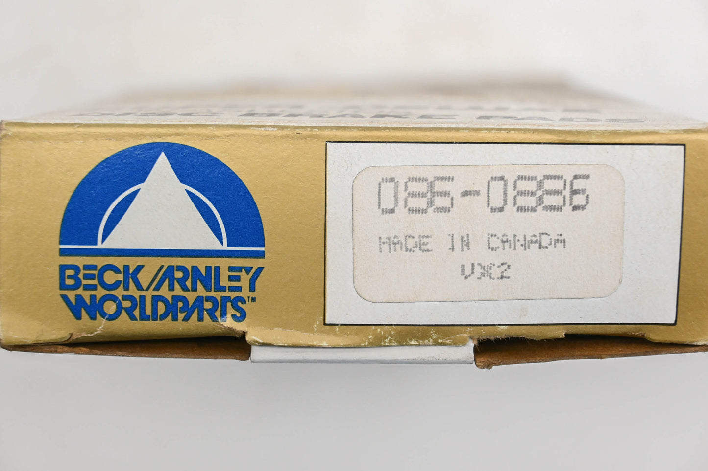 Beck/Arnley 086-0886 Super Deluxe Non-Asbestos Disc Brake Pad Kit NOS