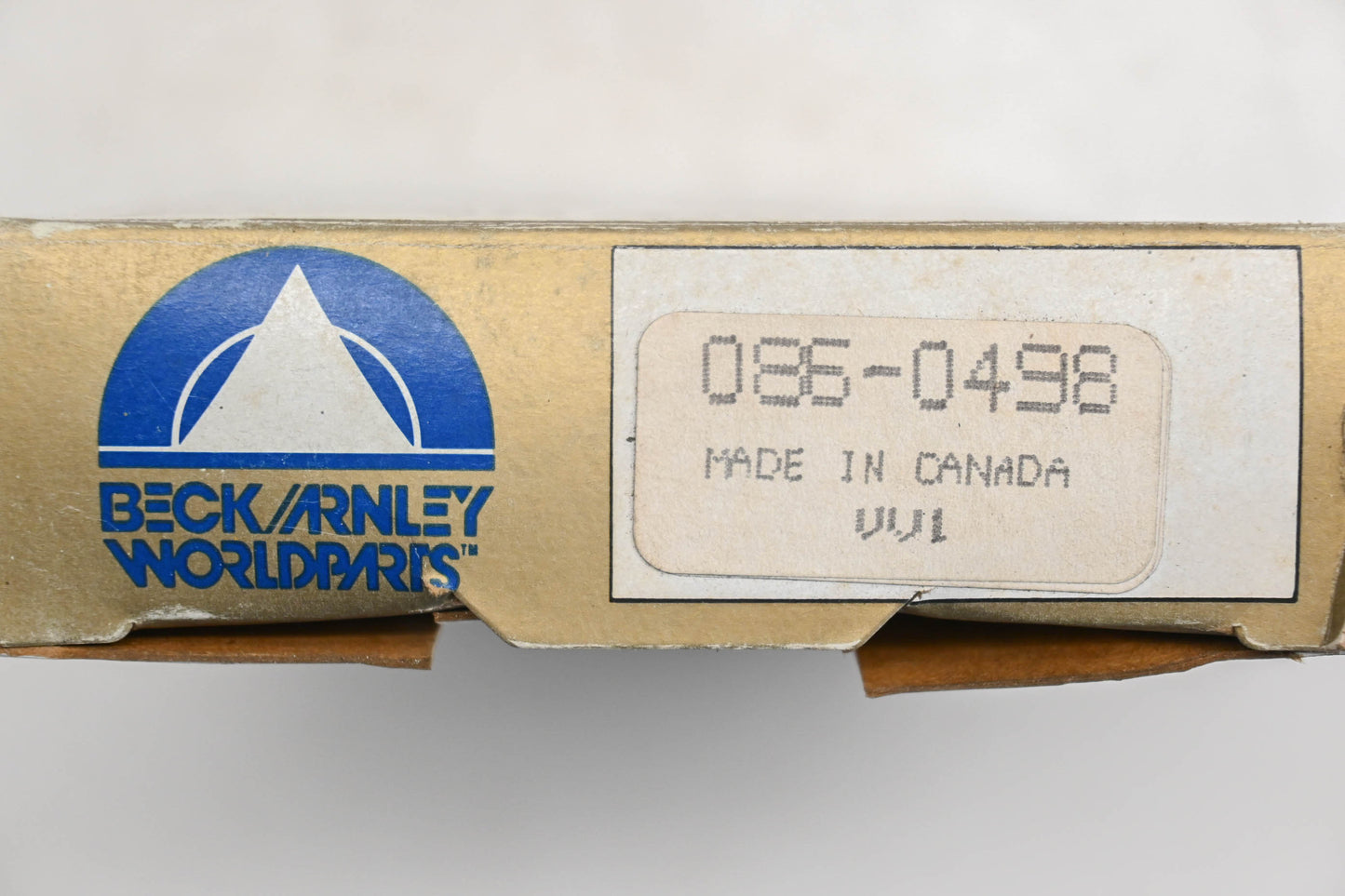 Beck/Arnley 086-0498 Super Deluxe Non-Asbestos Disc Brake Pad Kit NOS