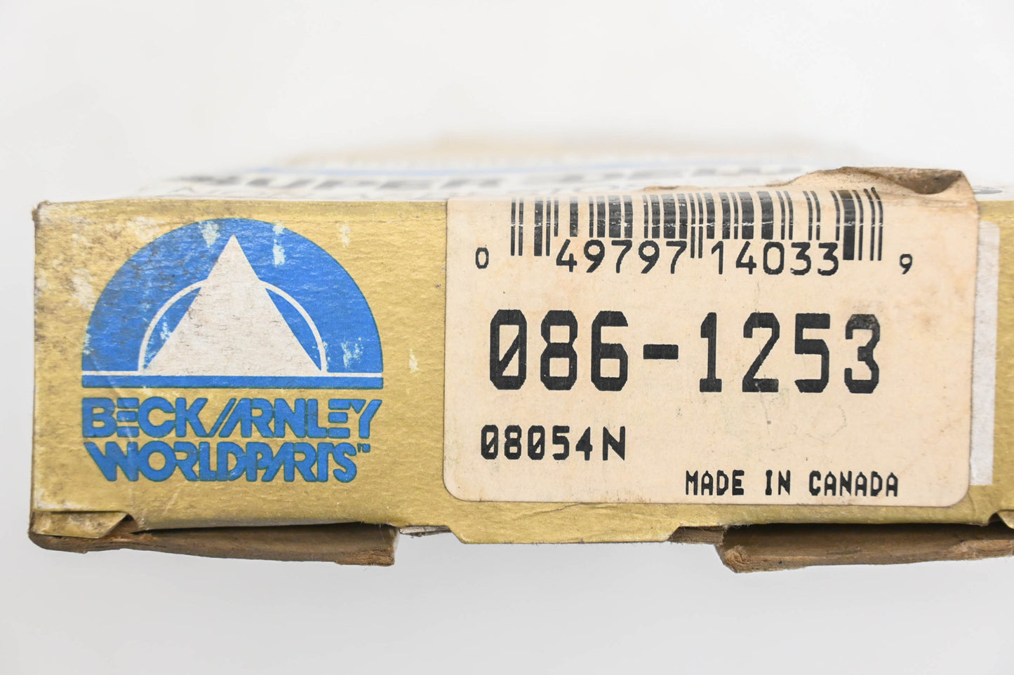 Beck/Arnley 086-1253 Super Deluxe Non-Asbestos Disc Brake Pad Kit NOS