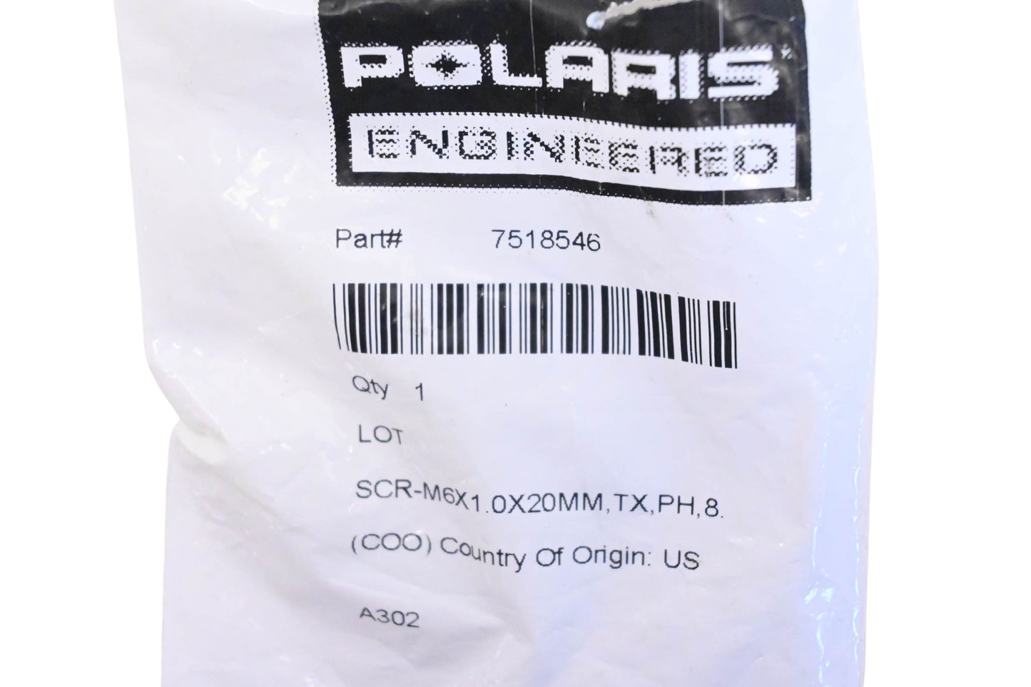 New OEM Polaris 7518546 Bolt NOS