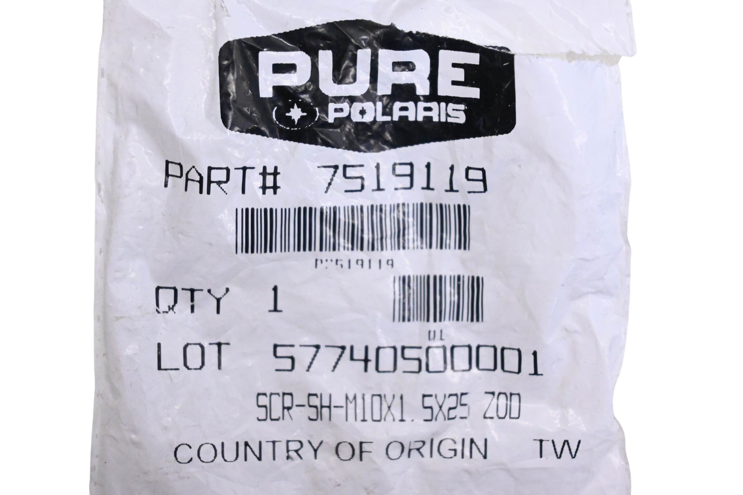 New OEM Polaris 7519119 Screw NOS