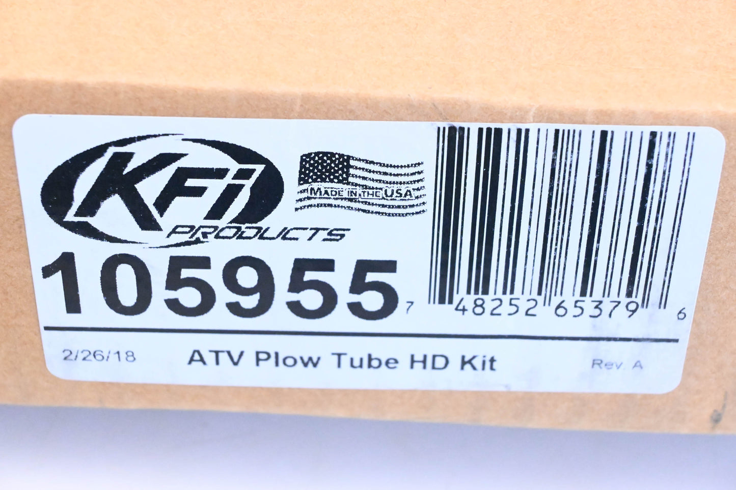 KFI 105955 ATV Plow Tube HD Kit NOS