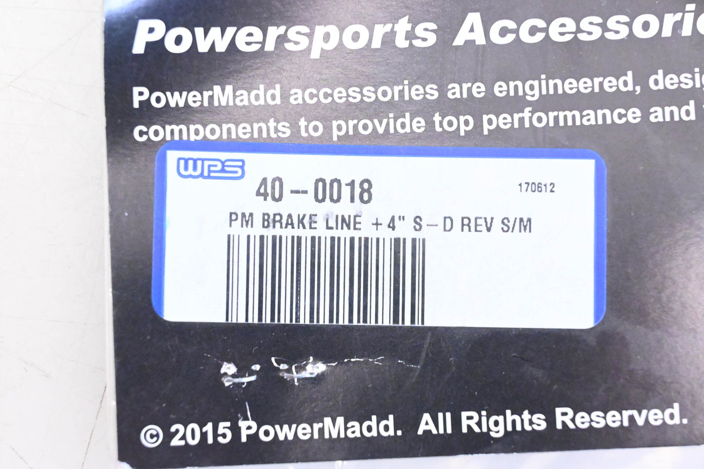 Power Madd 40-0018, 45608 Extended Brake Line NOS
