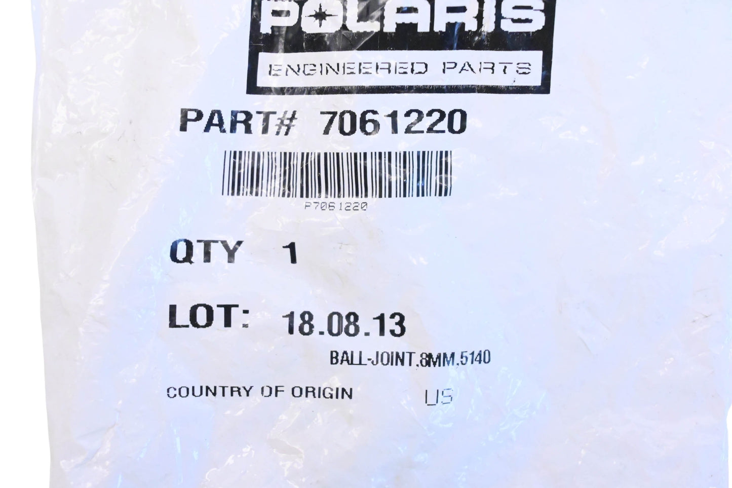 New OEM Polaris 7061220 8mm Ball Joint NOS