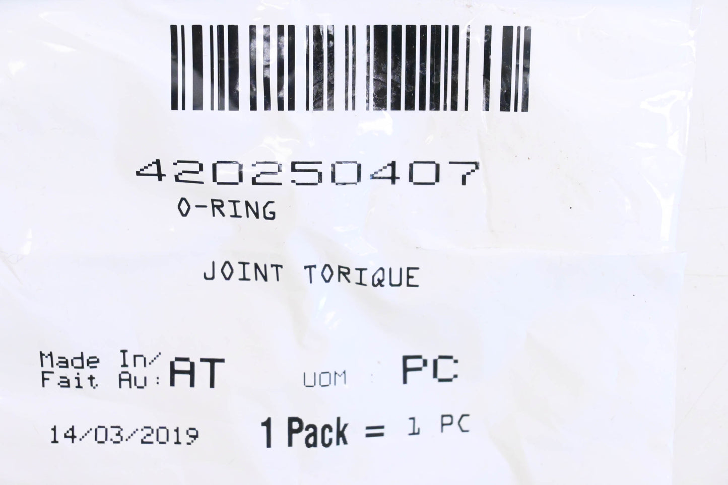 Aftermarket 420250407 O-Ring NOS