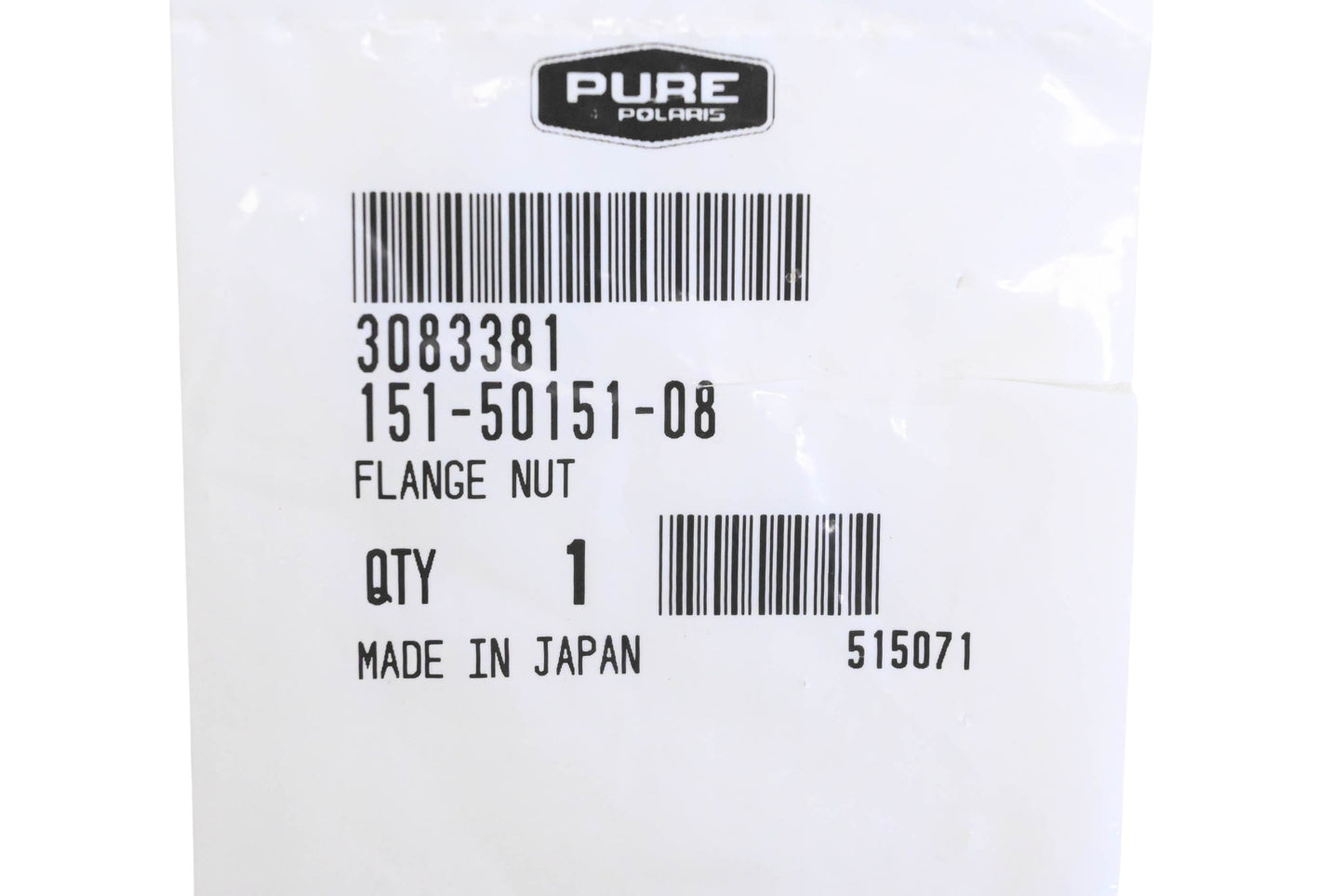 New OEM Polaris 3083381 Flange Nut NOS