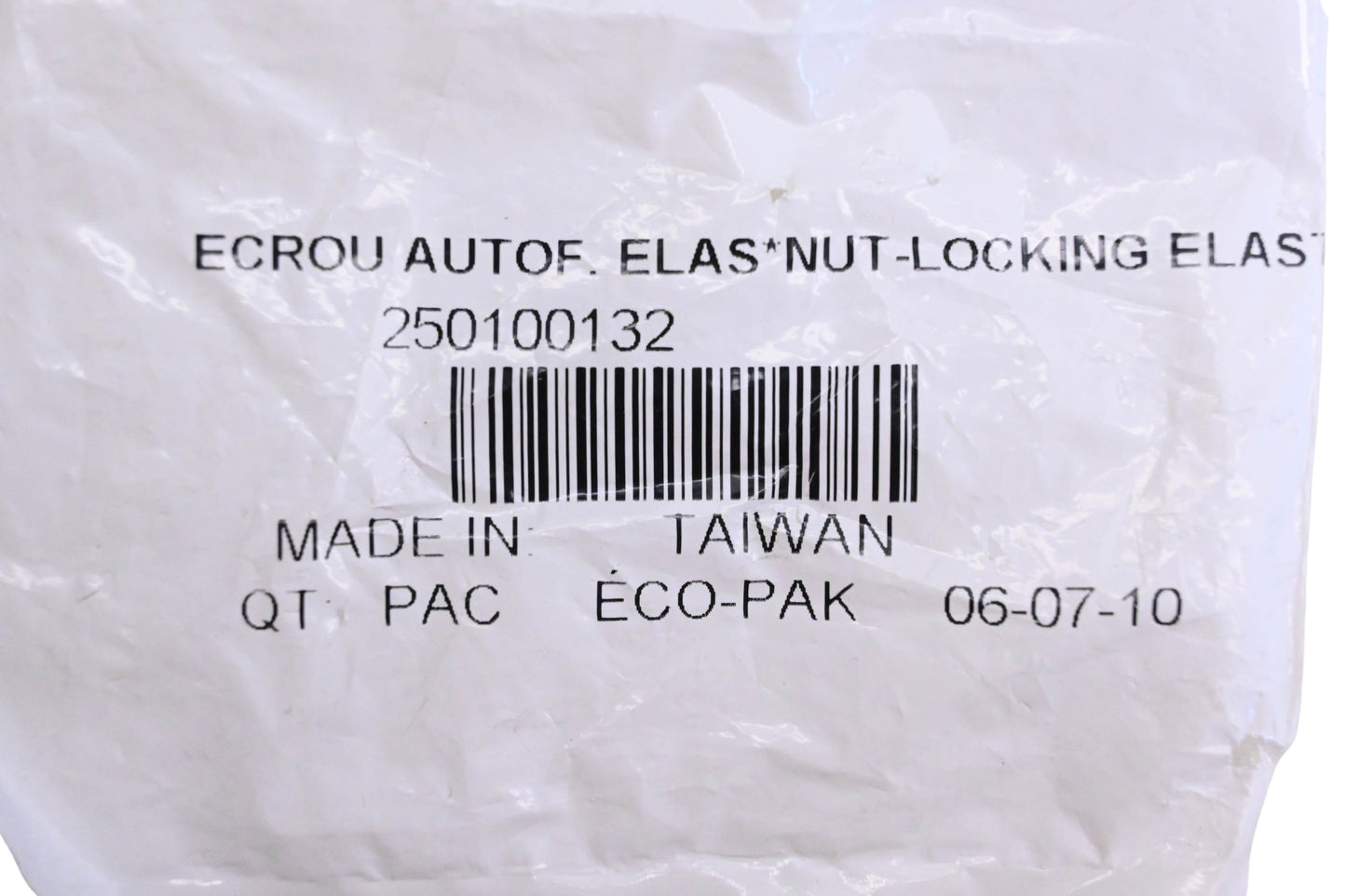 Aftermarket 250100132 Elastic Locking Nut NOS