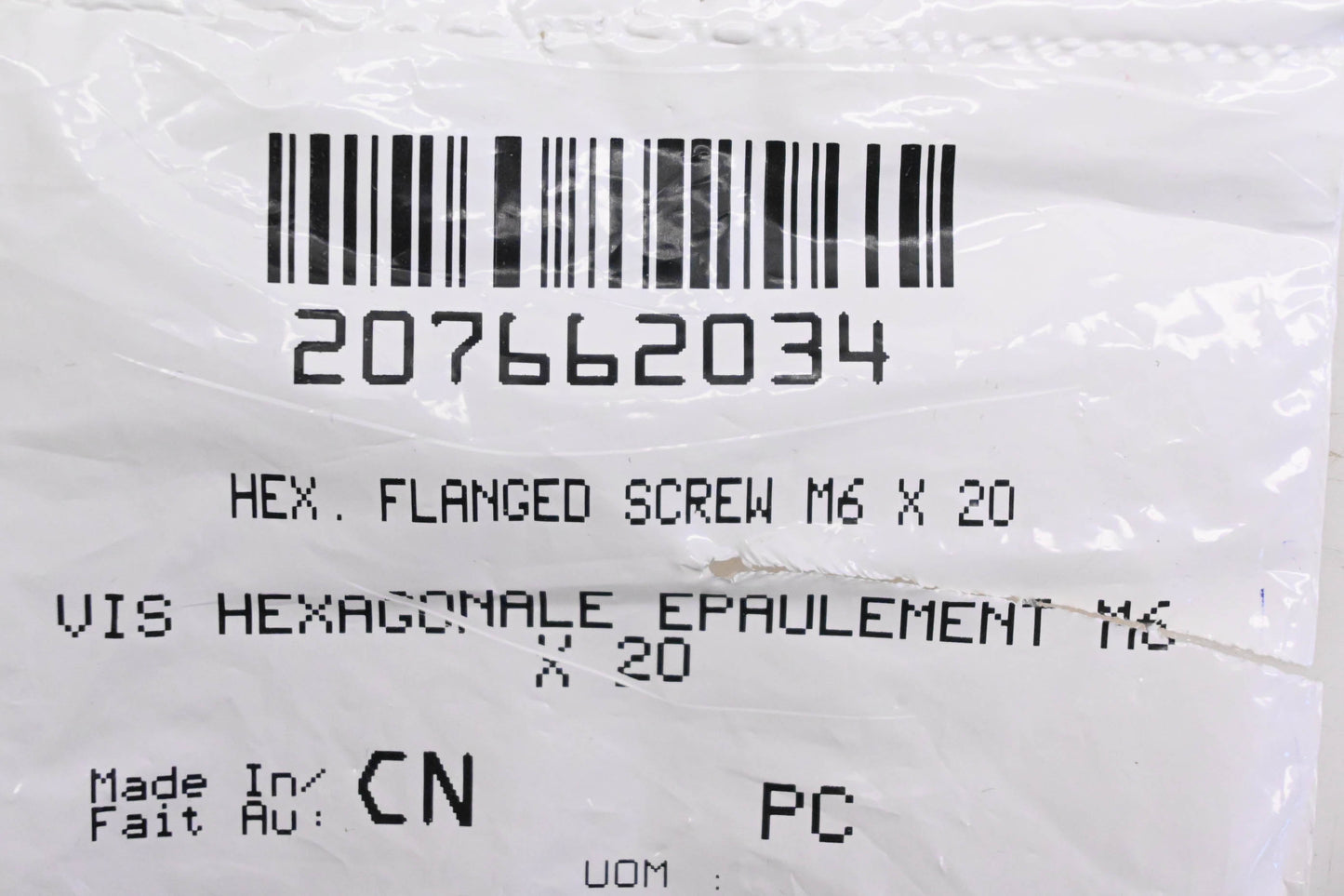 Aftermarket 207662034 Hex Flange Screw NOS
