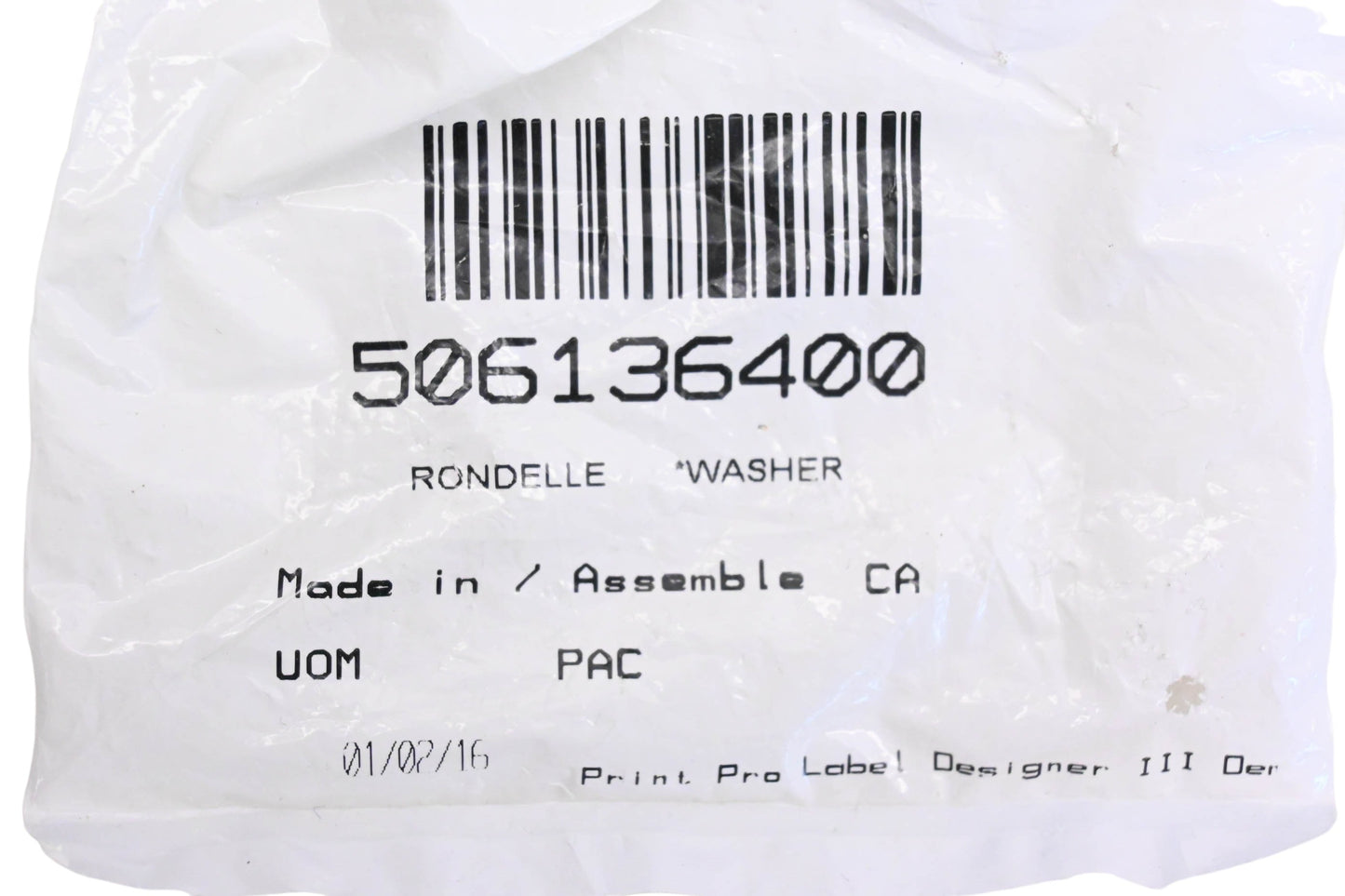 Aftermarket 506136400 Flat Washers Qty 6 NOS
