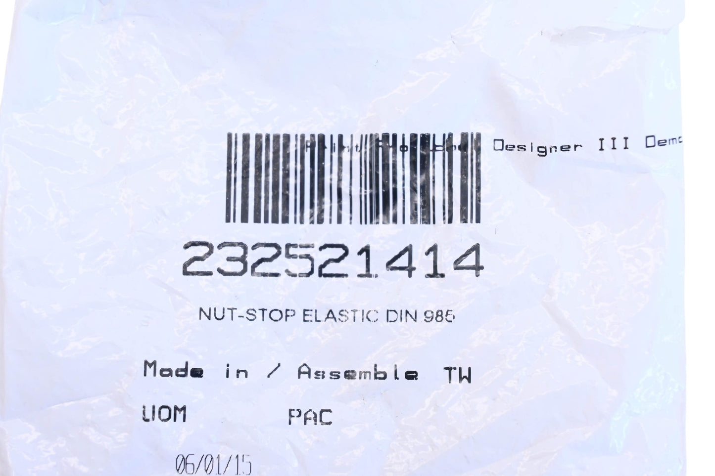 Aftermarket 232521414 Elastic Stop Nut NOS