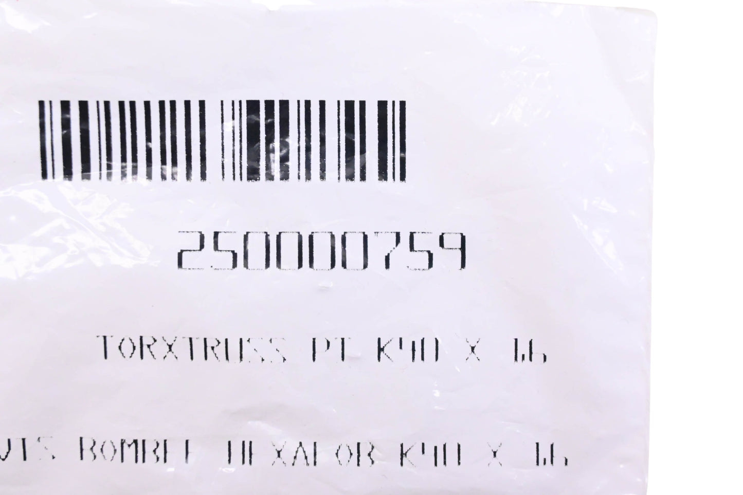 Aftermarket 250000759 Torx-Truss Screw NOS