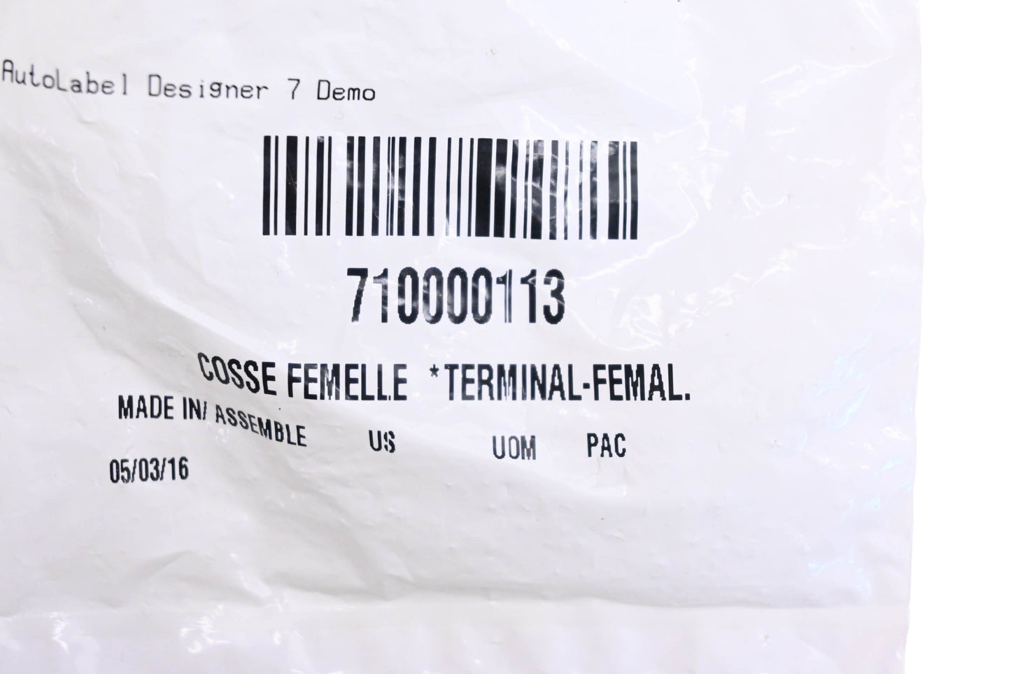 Aftermarket 710000113 Female Terminal NOS