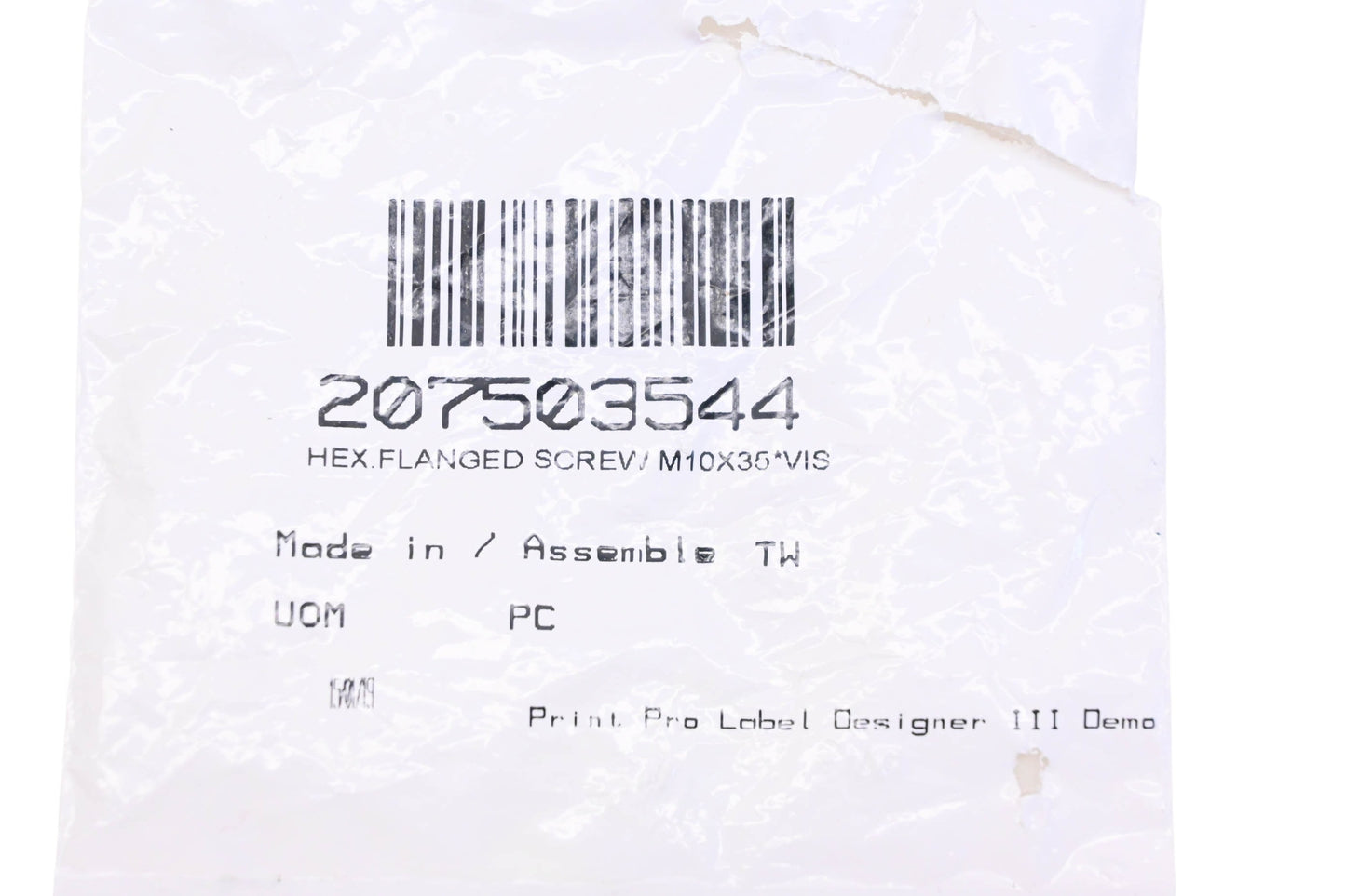 Aftermarket 207503544 Hex Flang Screw NOS