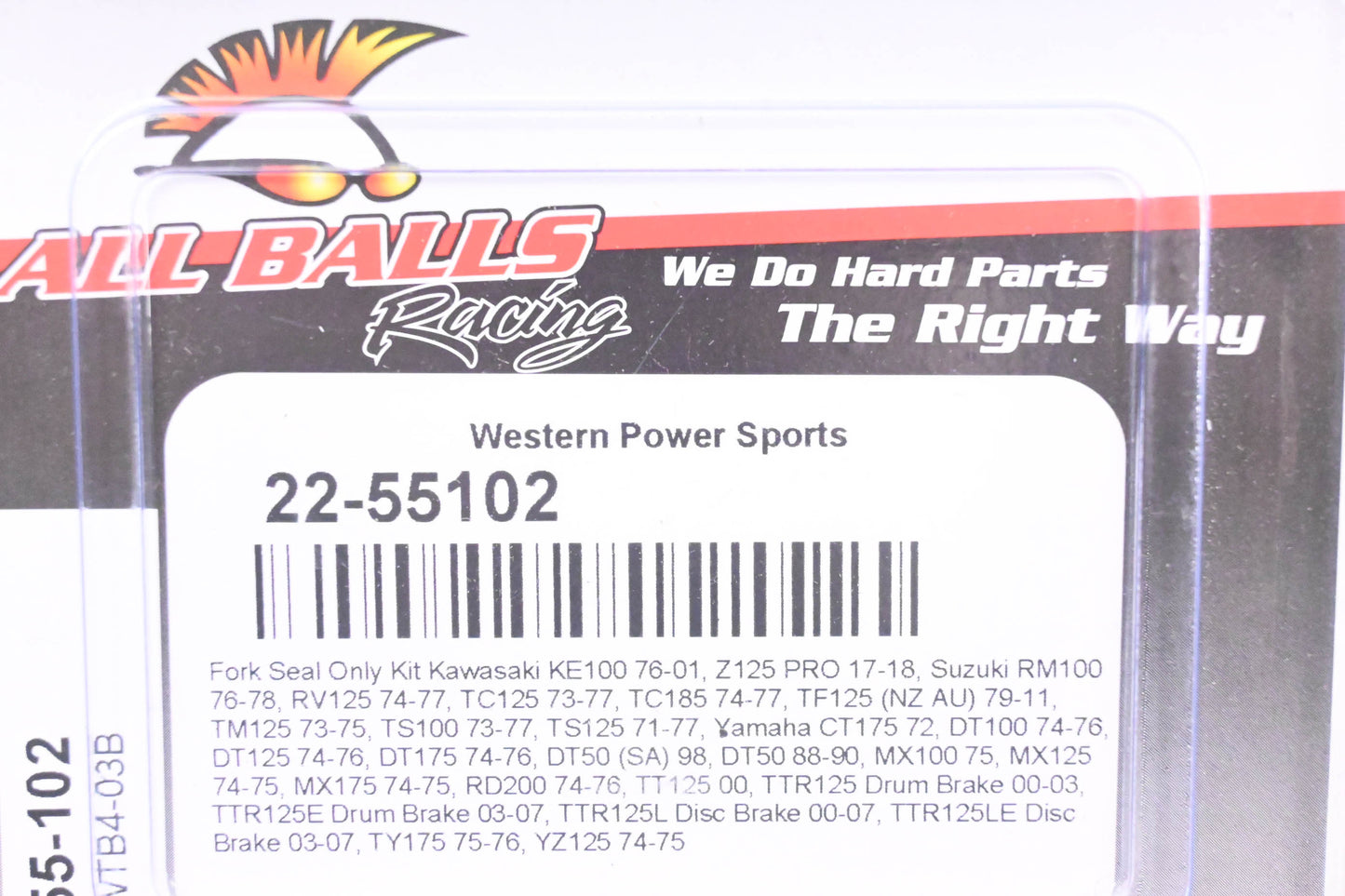 All Balls Racing 22-55102 Fork Seal Kit NOS