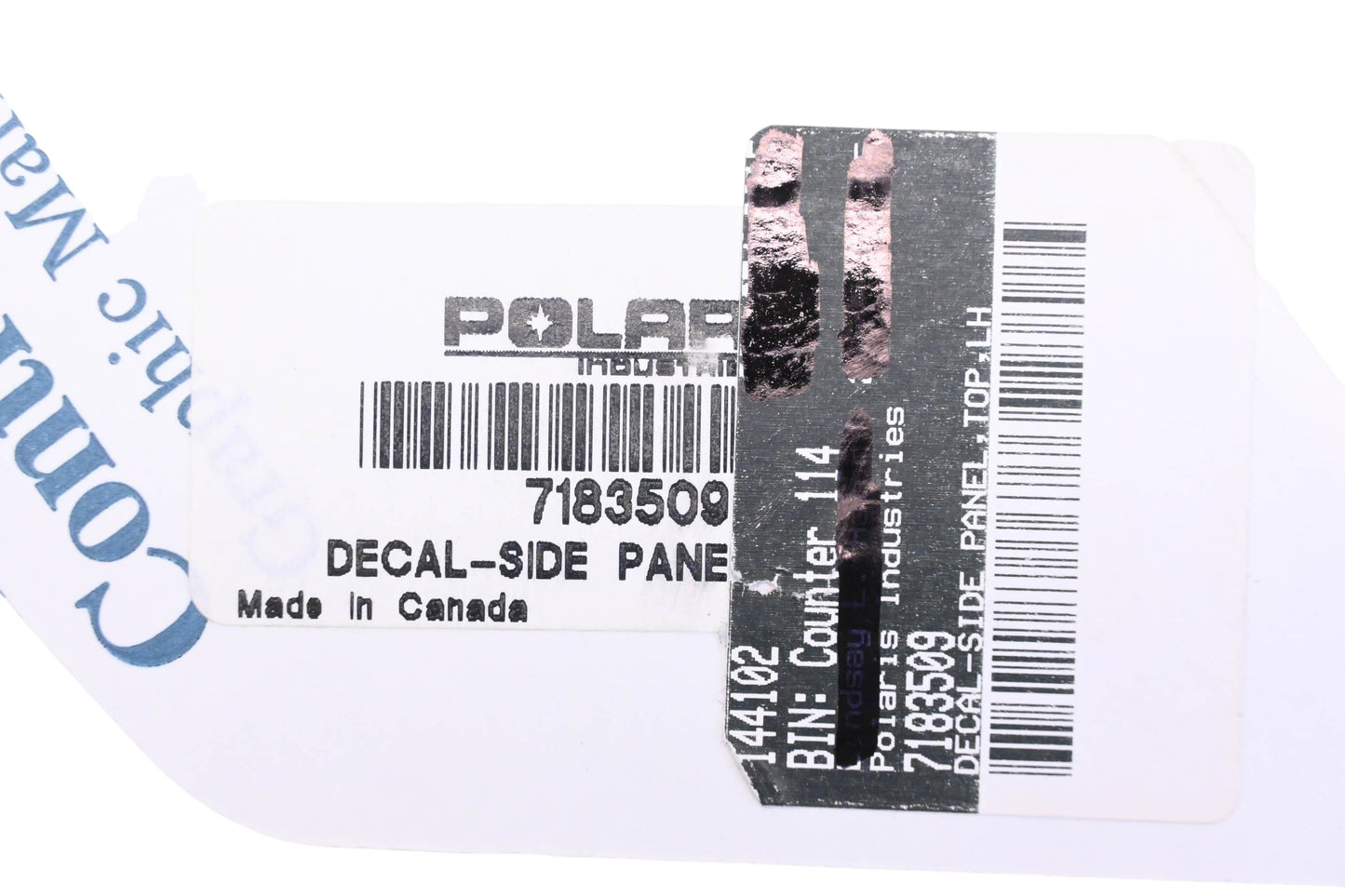 New OEM Polaris 7183509 Top Left Side Panel Decal NOS