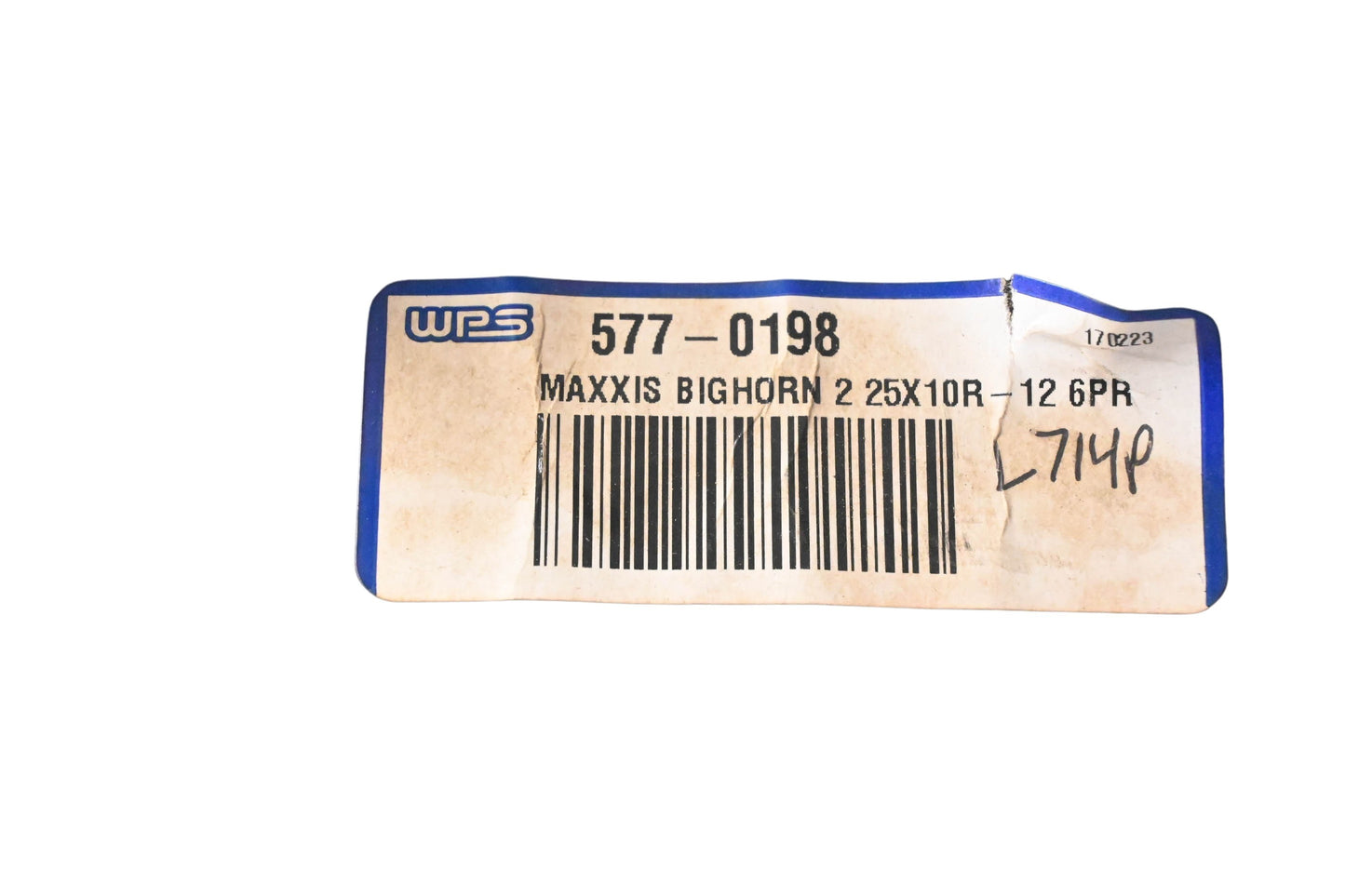 Maxxis 577-0198, ?TM00091100 Big Horn 2.0 25x10R12 Radial Tire NOS
