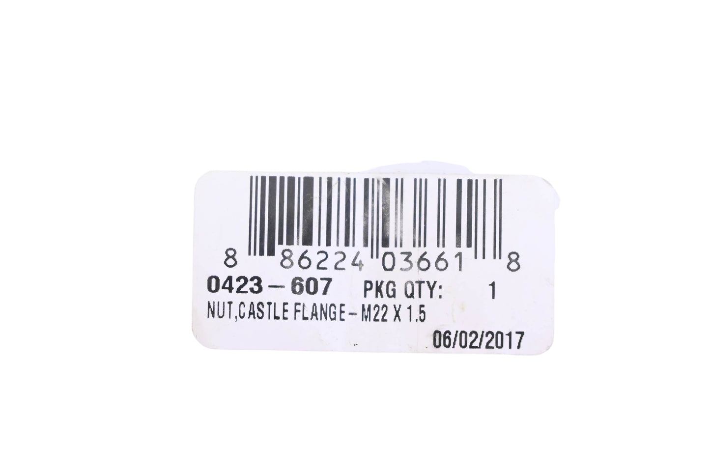 New OEM Arctic Cat 0423-607 Castle Flange Nuts Qty 2 NOS