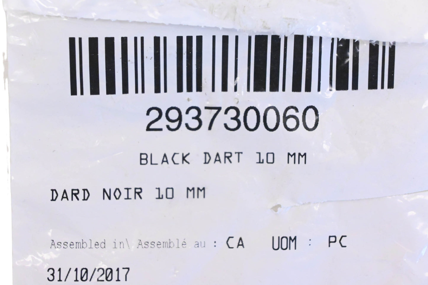 Aftermarket 293730060 Black Dart 10 MM NOS