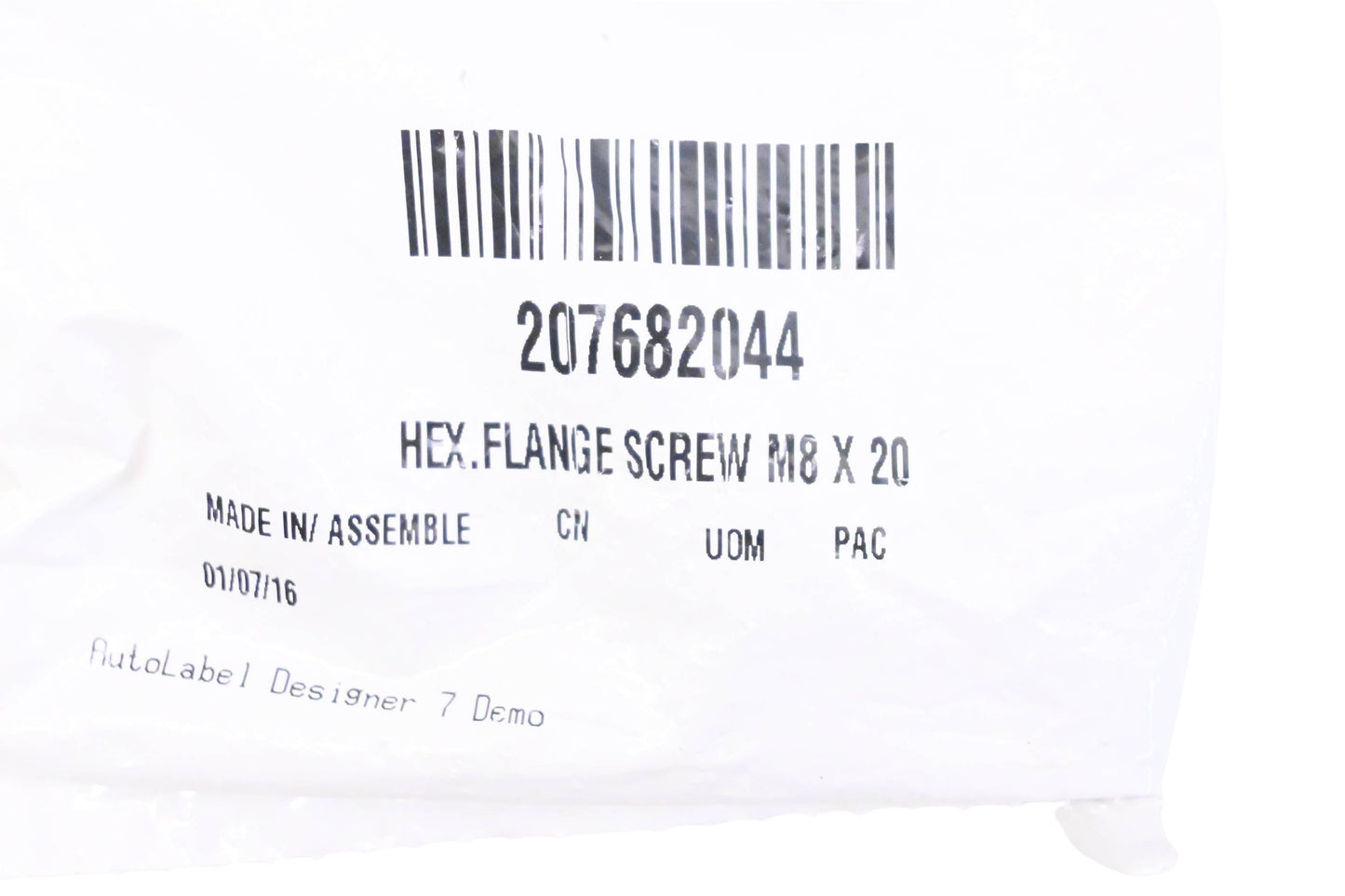 Aftermarket 207682044 Hex Flange Screw NOS