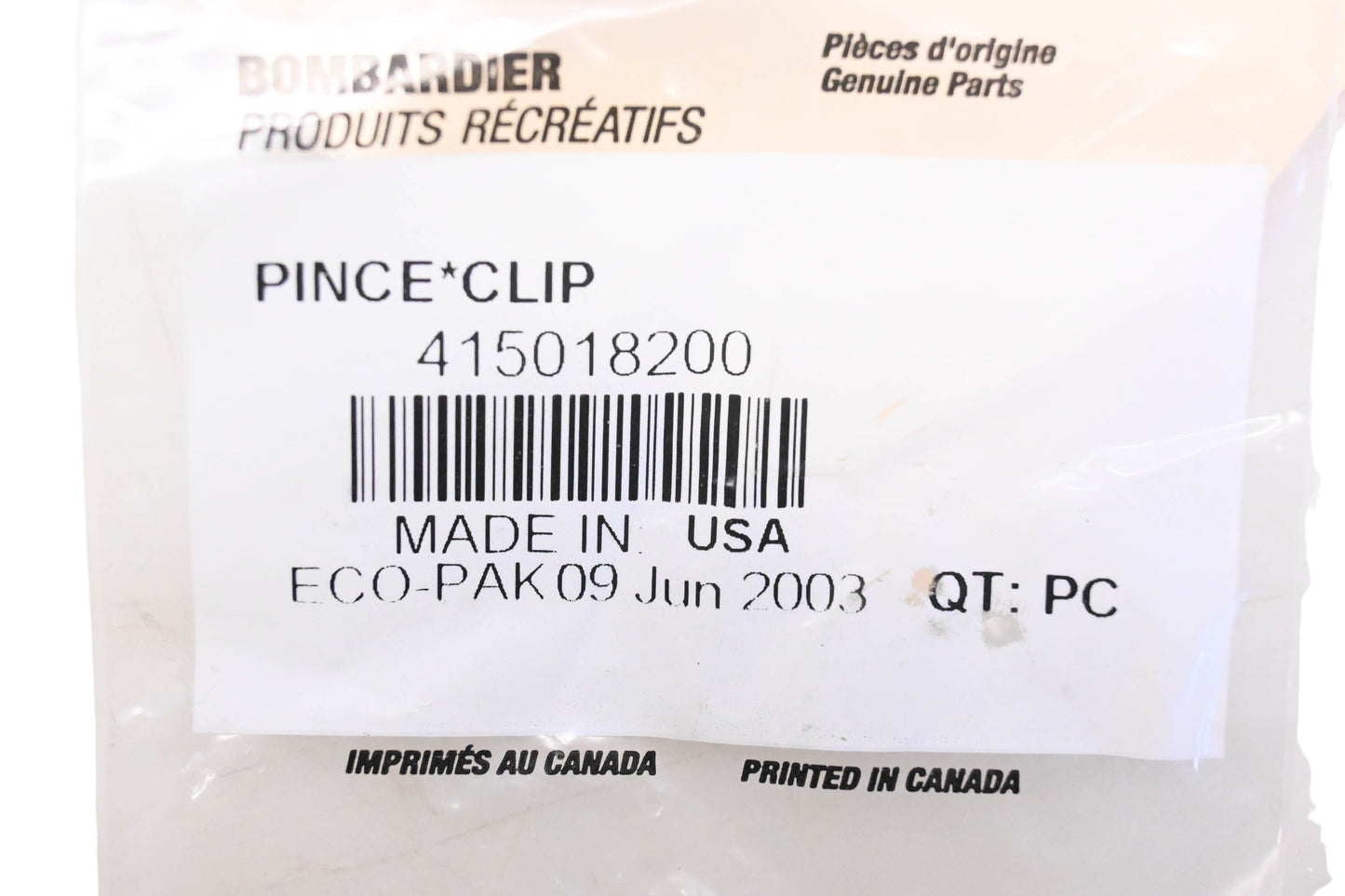 Aftermarket 415018200 Clip NOS