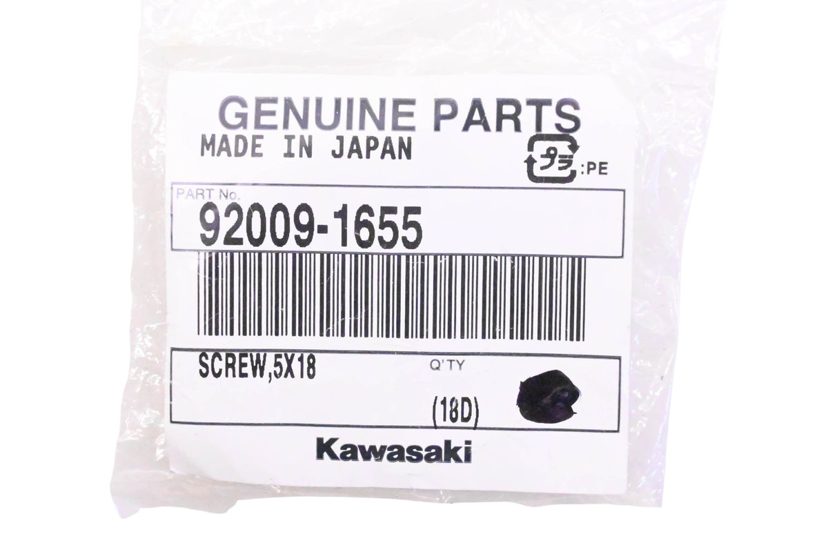 New OEM Kawasaki 92009-1655 Screw NOS
