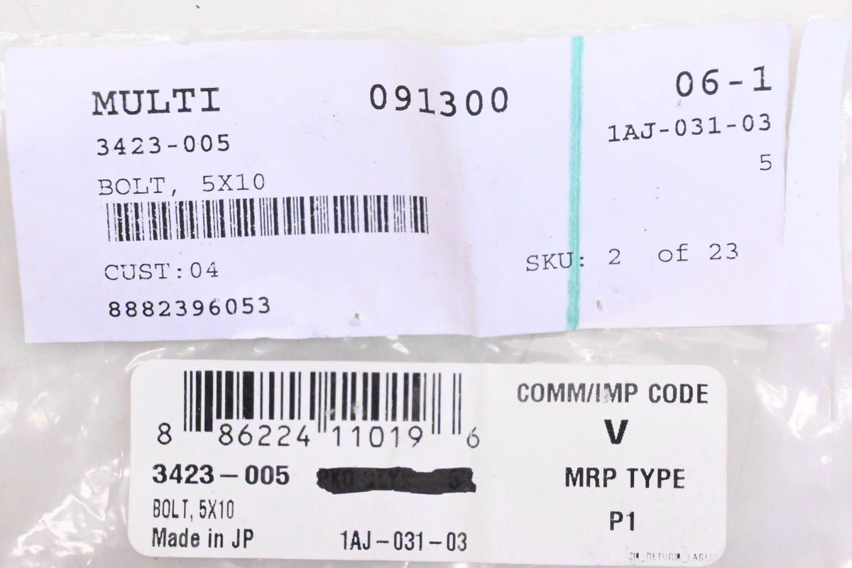 New OEM Arctic Cat 3423-005 Bolt NOS