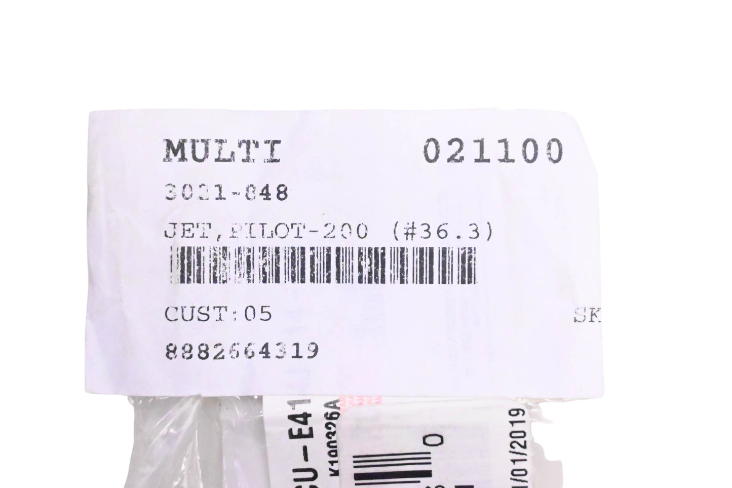New OEM Arctic Cat 3021-848 Pilot Jet NOS